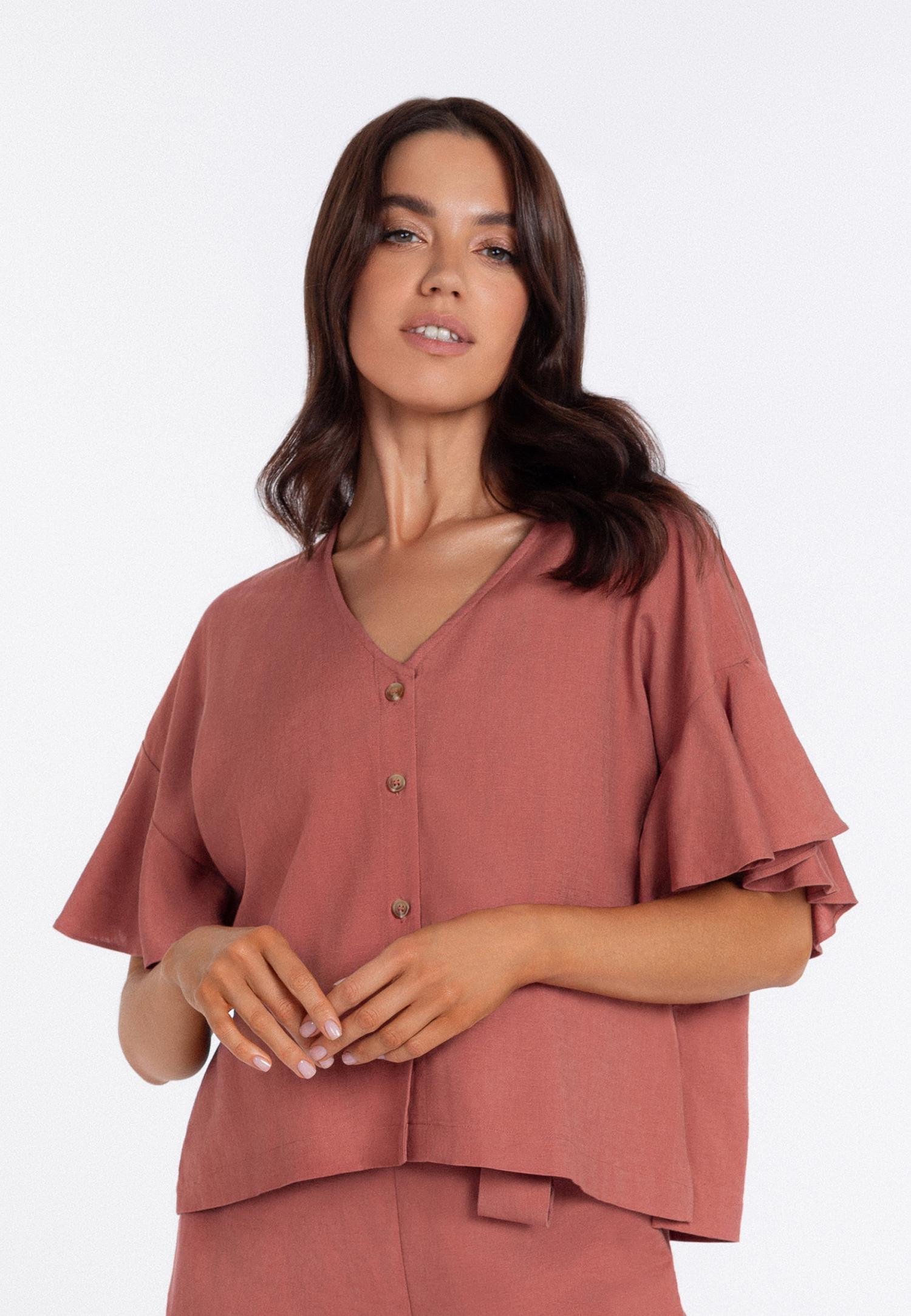 BR24-03-LB Blouse  Marc & André