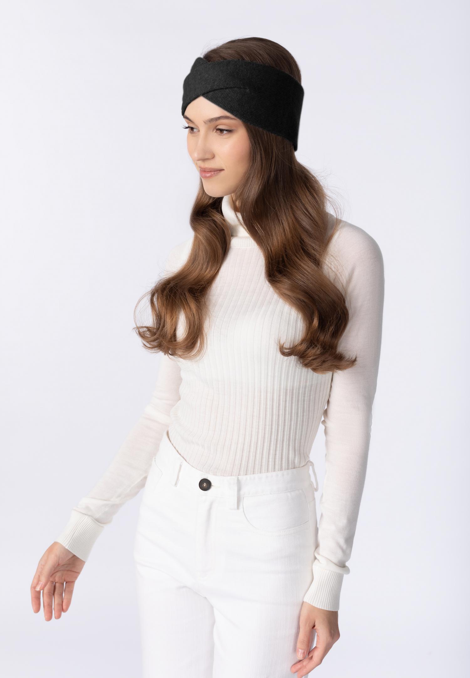 JA17-B001-BLC Twist headband   Marc & André