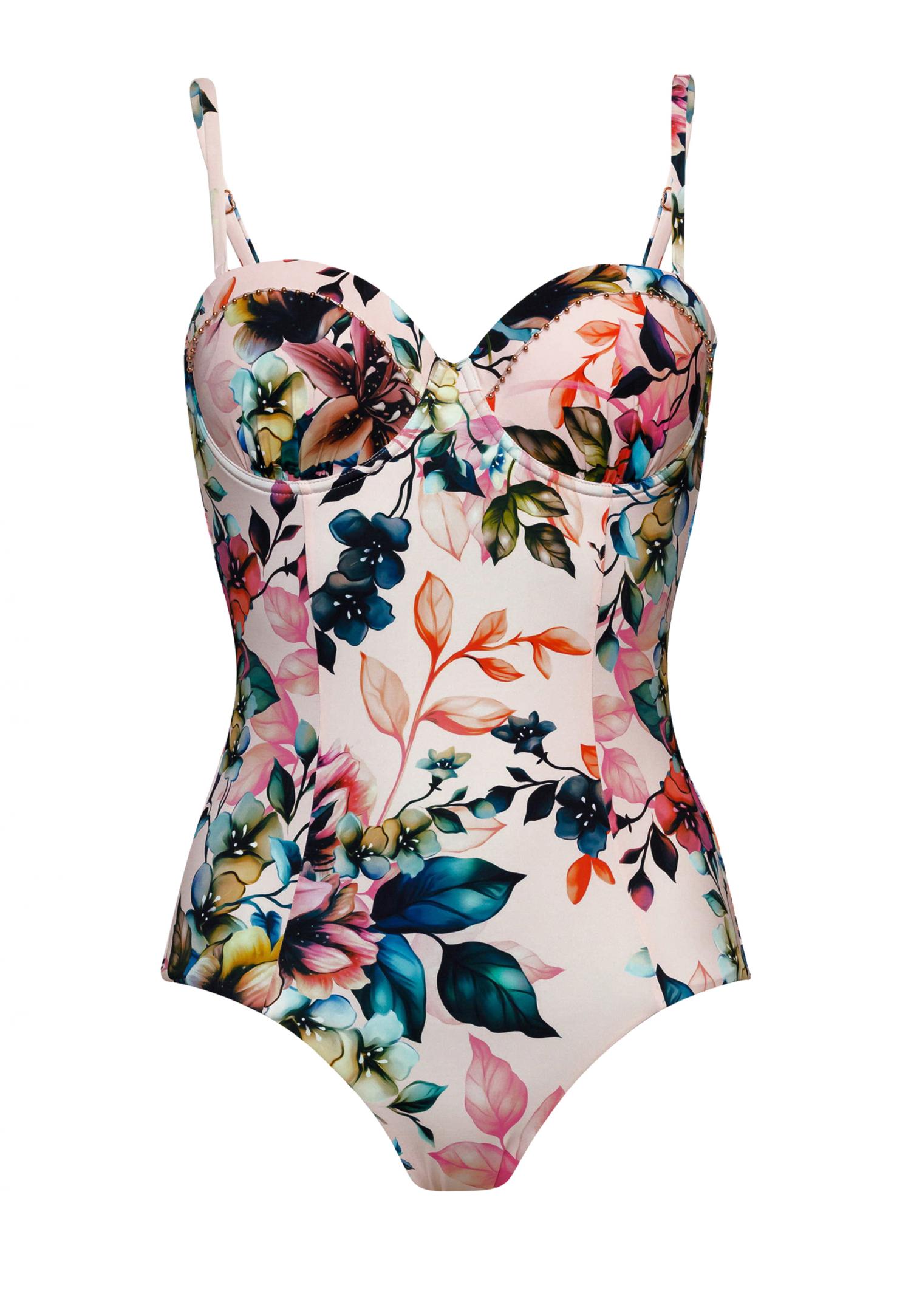 Слитный купальник с формованной чашкой «бандо» и встроенным «пуш-ап» L2007-961 Marc & André