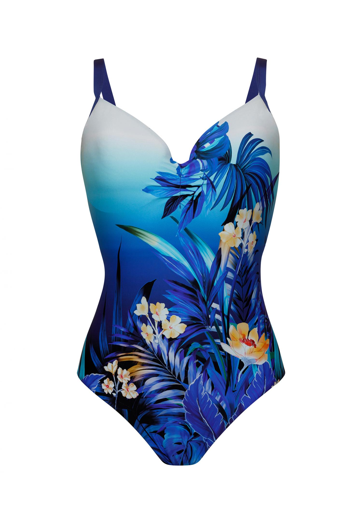 Сплошной купальник с формованной чашкой L2205-P-641 Marc & André