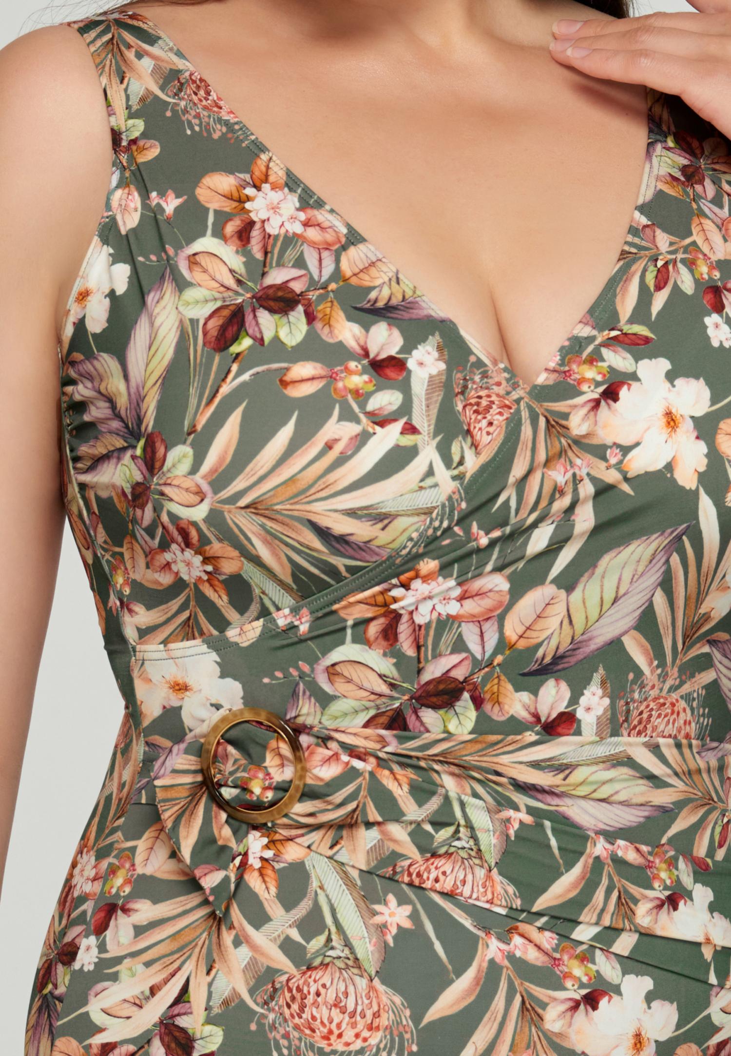 Сплошной купальник без косточек L2303-P-421 Marc & André