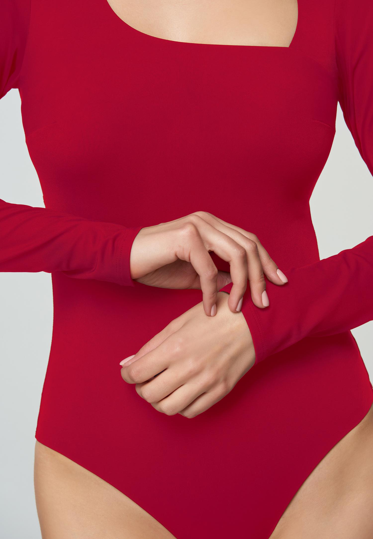 Сплошной купальник с длинными рукавами L2322-801-LS Marc & André