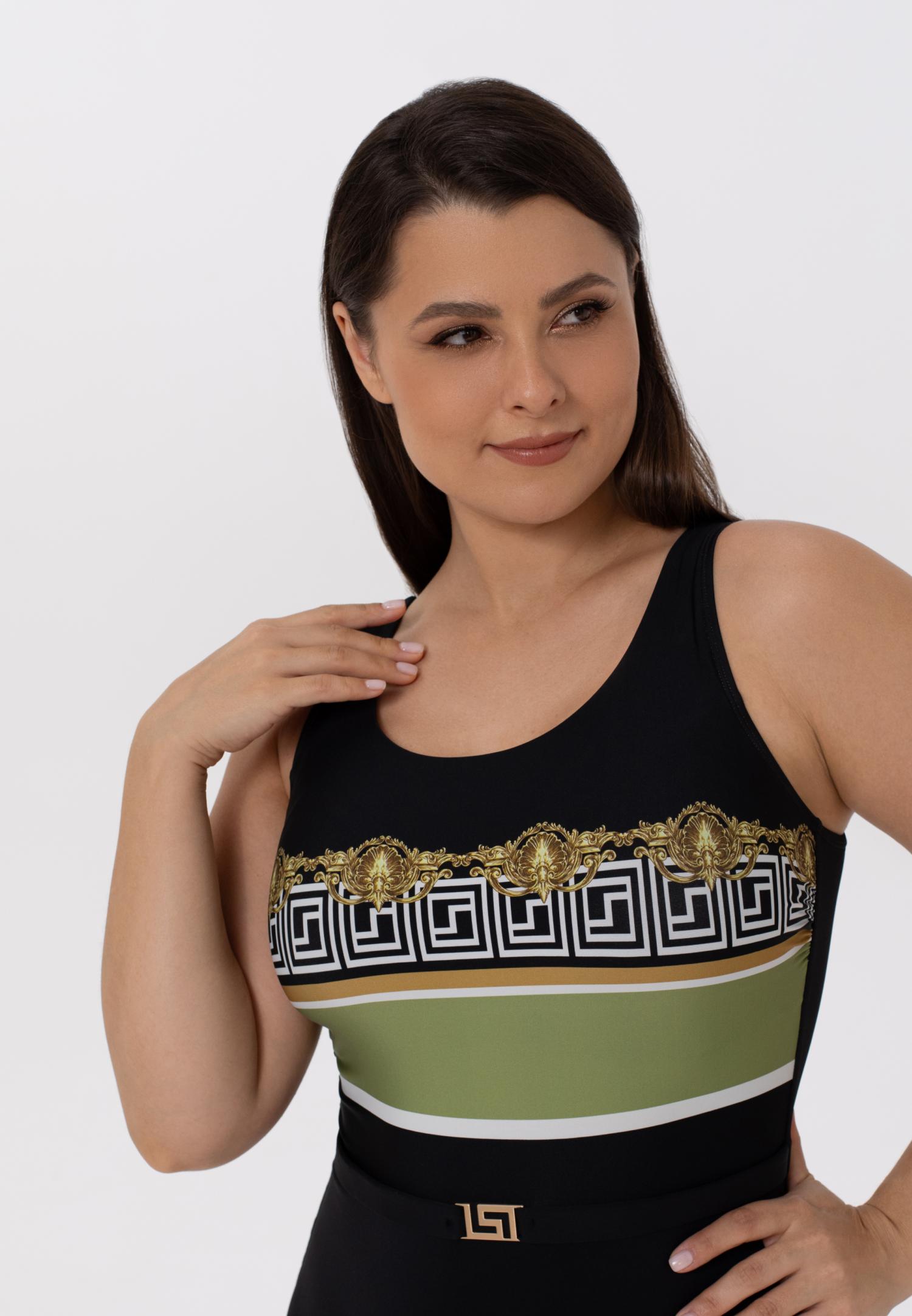 Сплошной купальник без косточек L2512-P-491 Marc & André