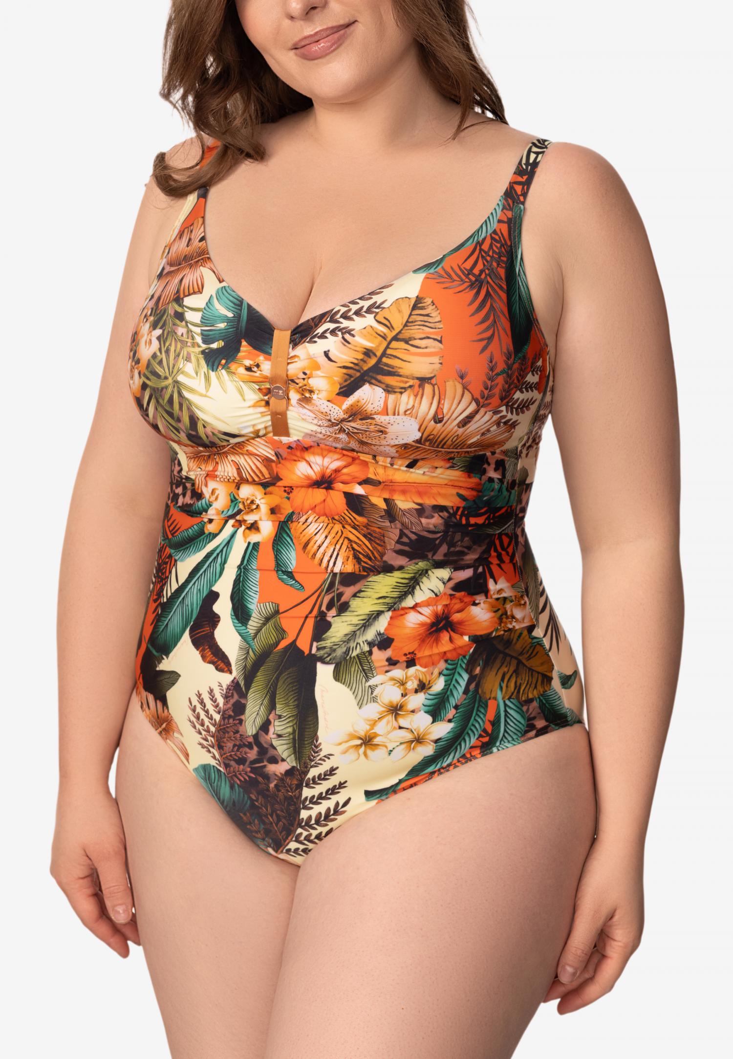 Суцільний купальник  з коректорами