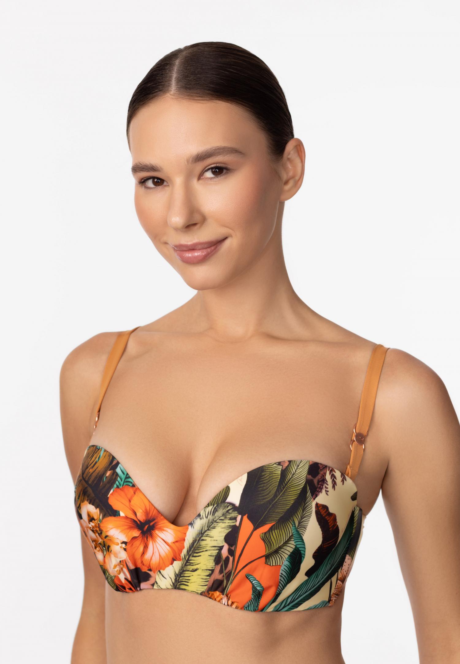 Верх купальника бандо без кісточок