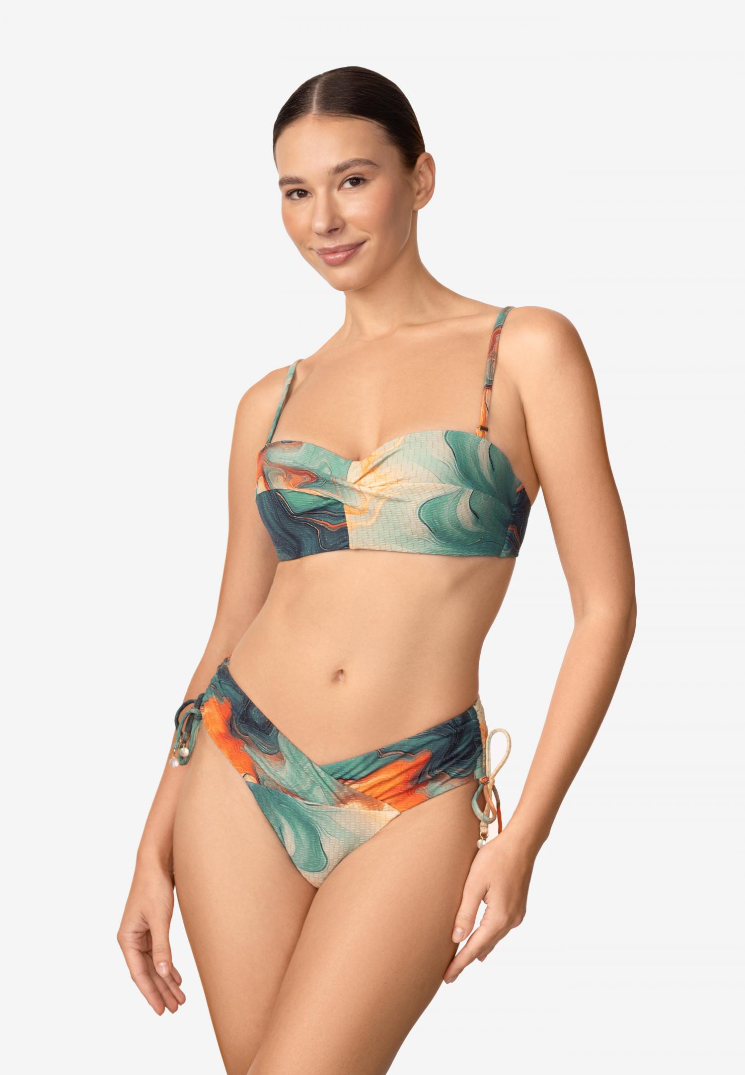 Плавки жіночі бразиліана з зав'язками