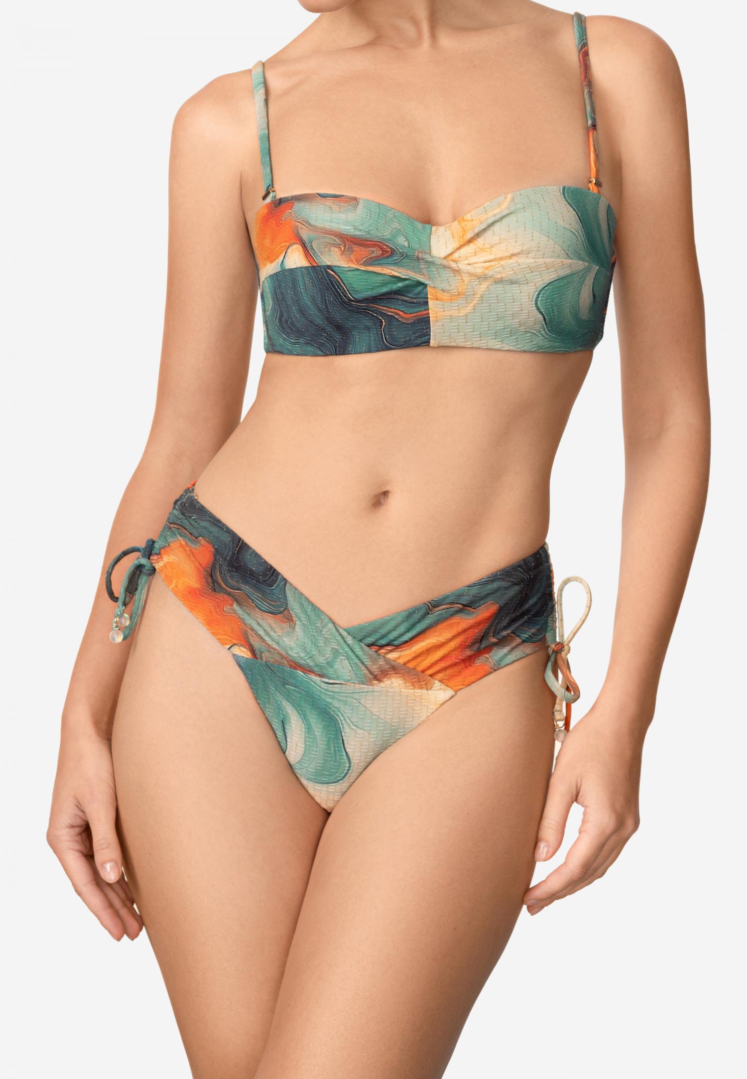 Плавки жіночі бразиліана з зав'язками