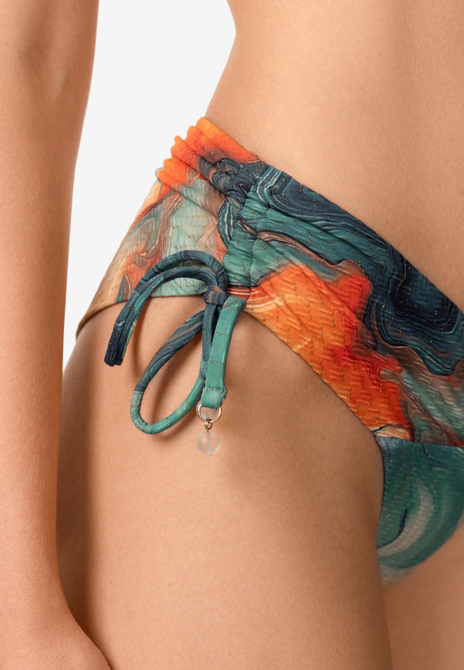 Плавки жіночі бразиліана з зав'язками