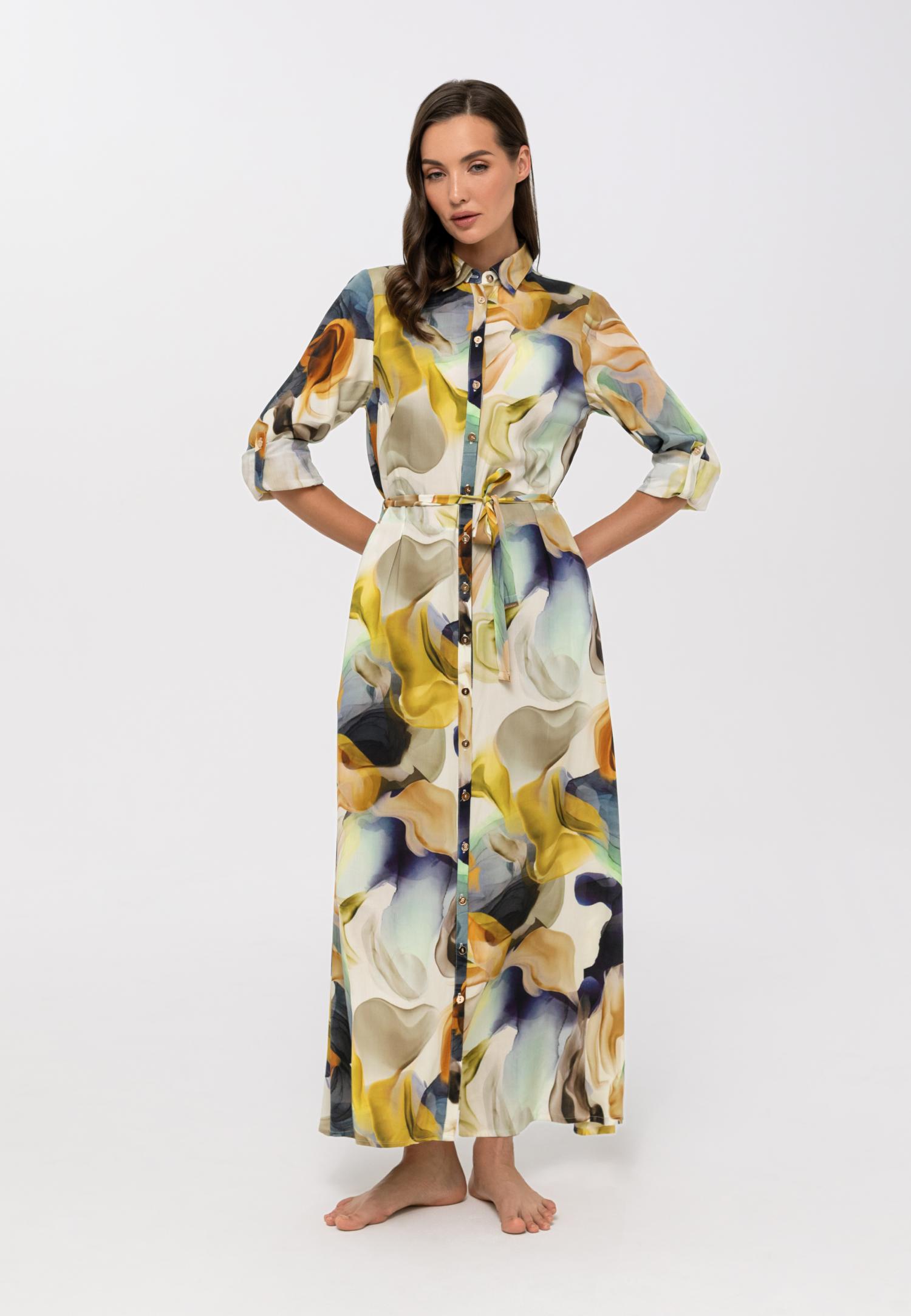 Платье-рубашка из вискозы LD25-05-2511 Marc & André