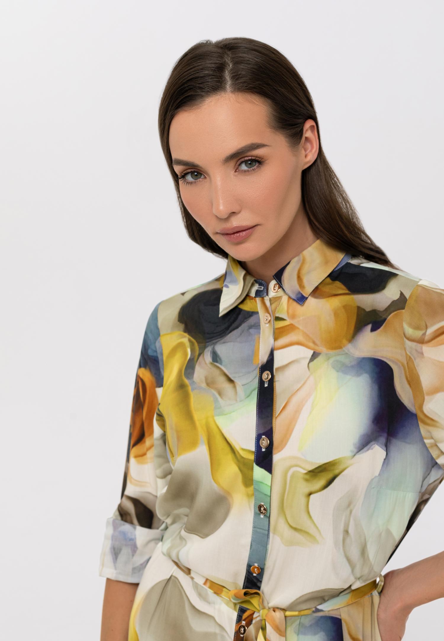 Платье-рубашка из вискозы LD25-05-2511 Marc & André