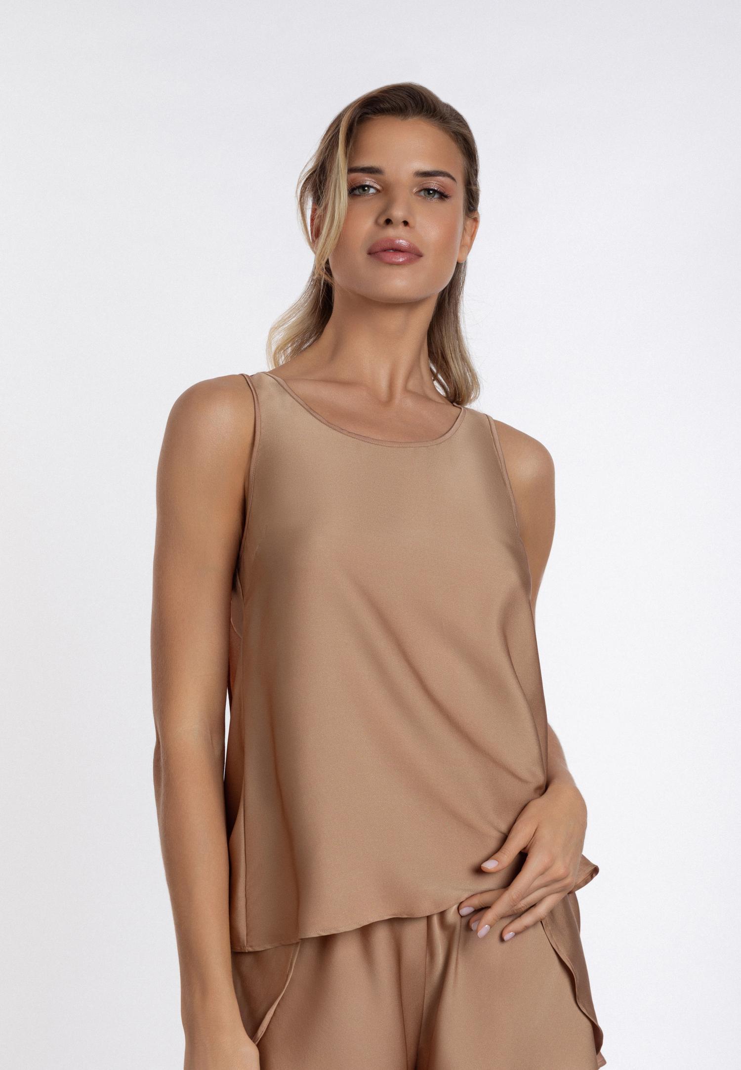 Топ из шелка и вискозы S24-03SS005 Marc & André