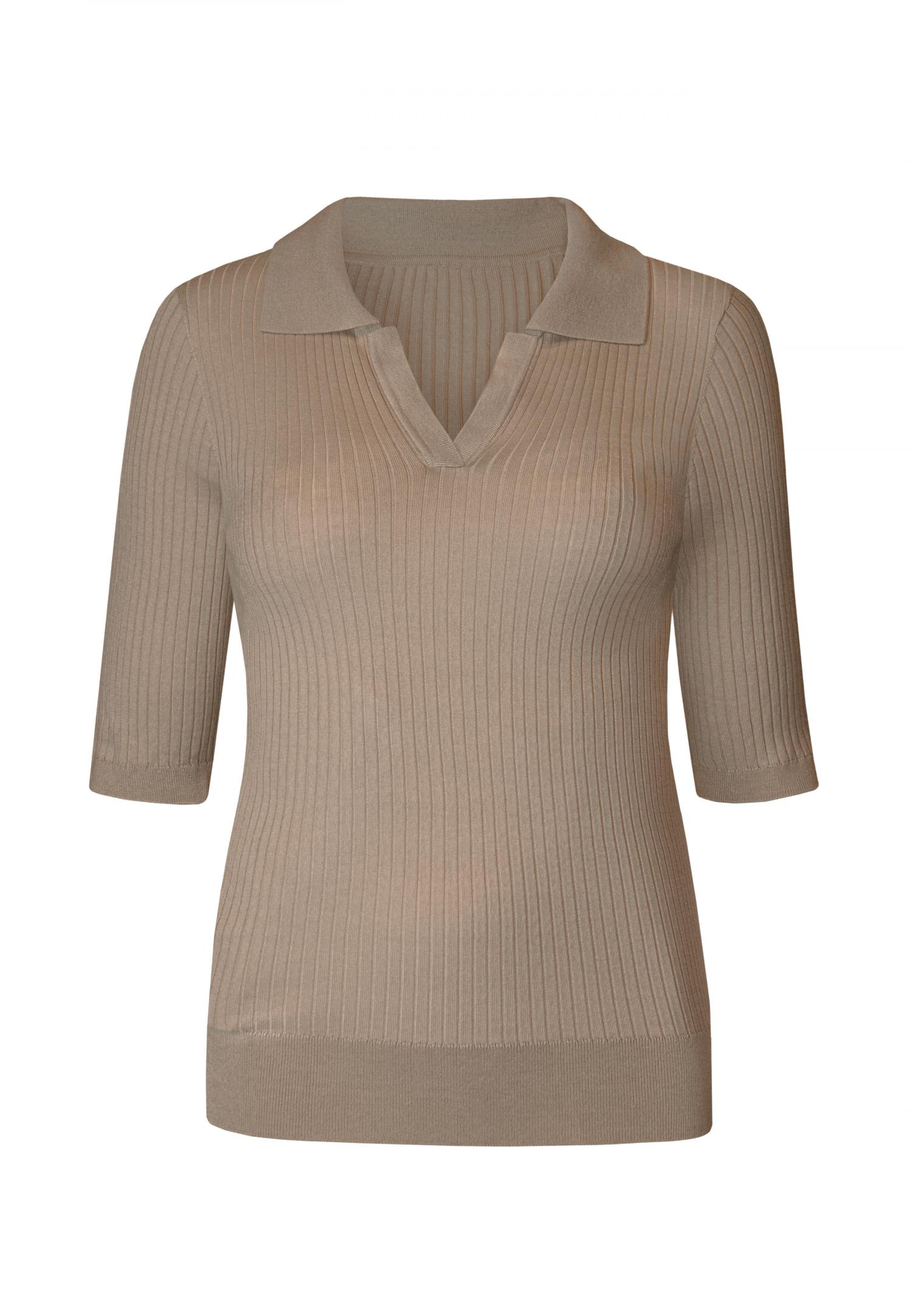 S25-00SV0208 V-neck polo shirt