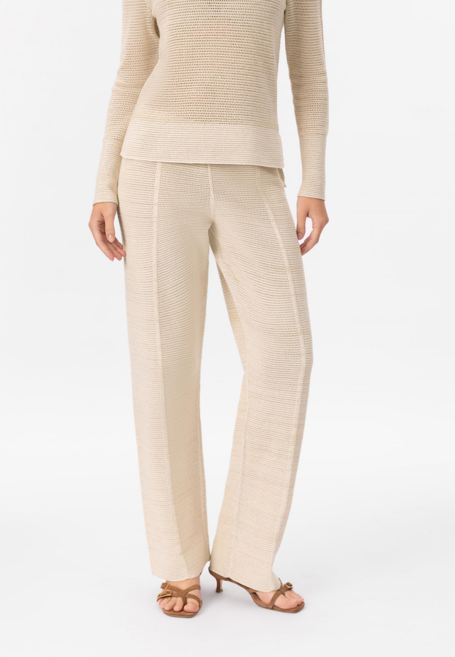 Штани з шовку та бавовни