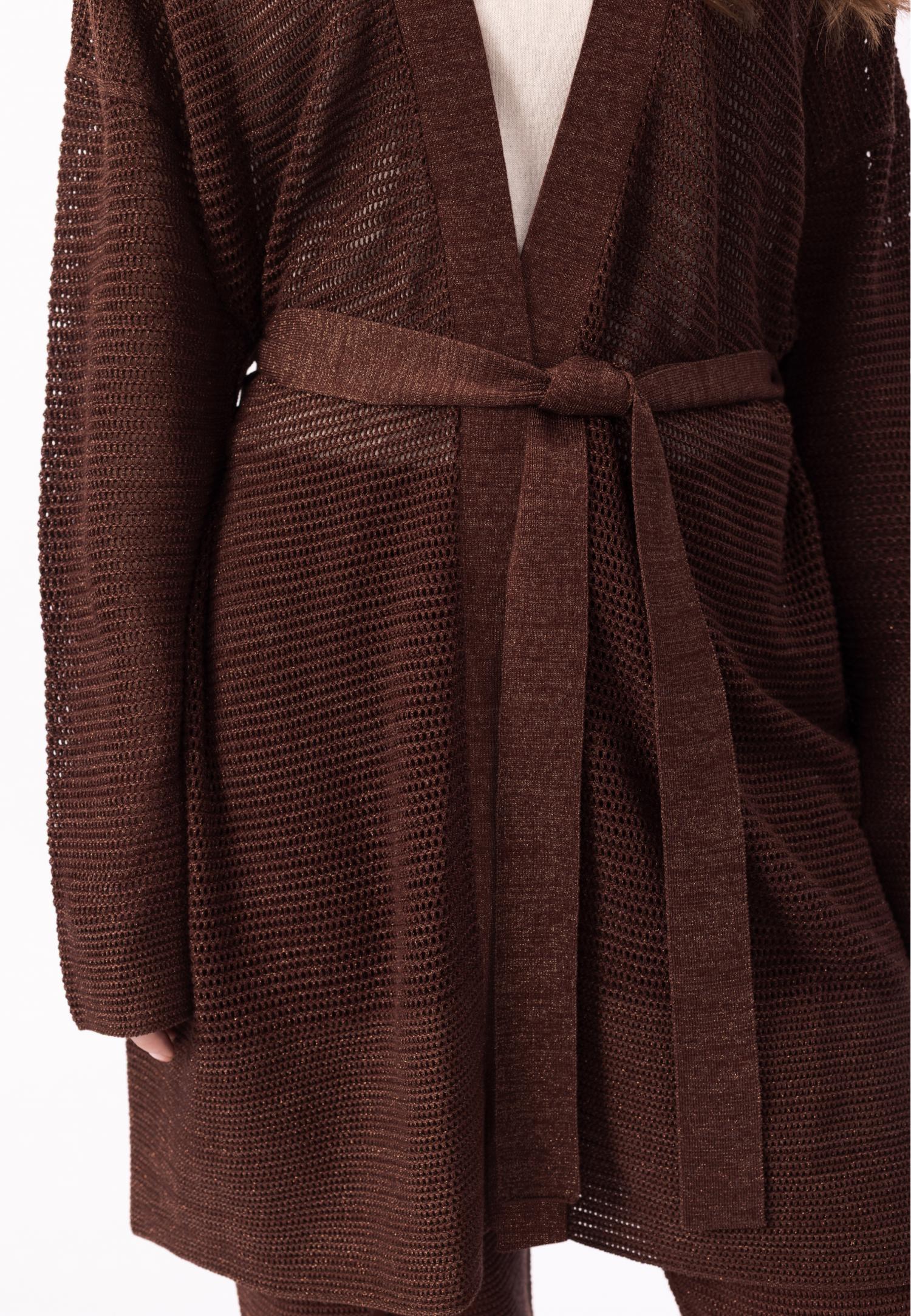 Кардиган з шовку та бавовни