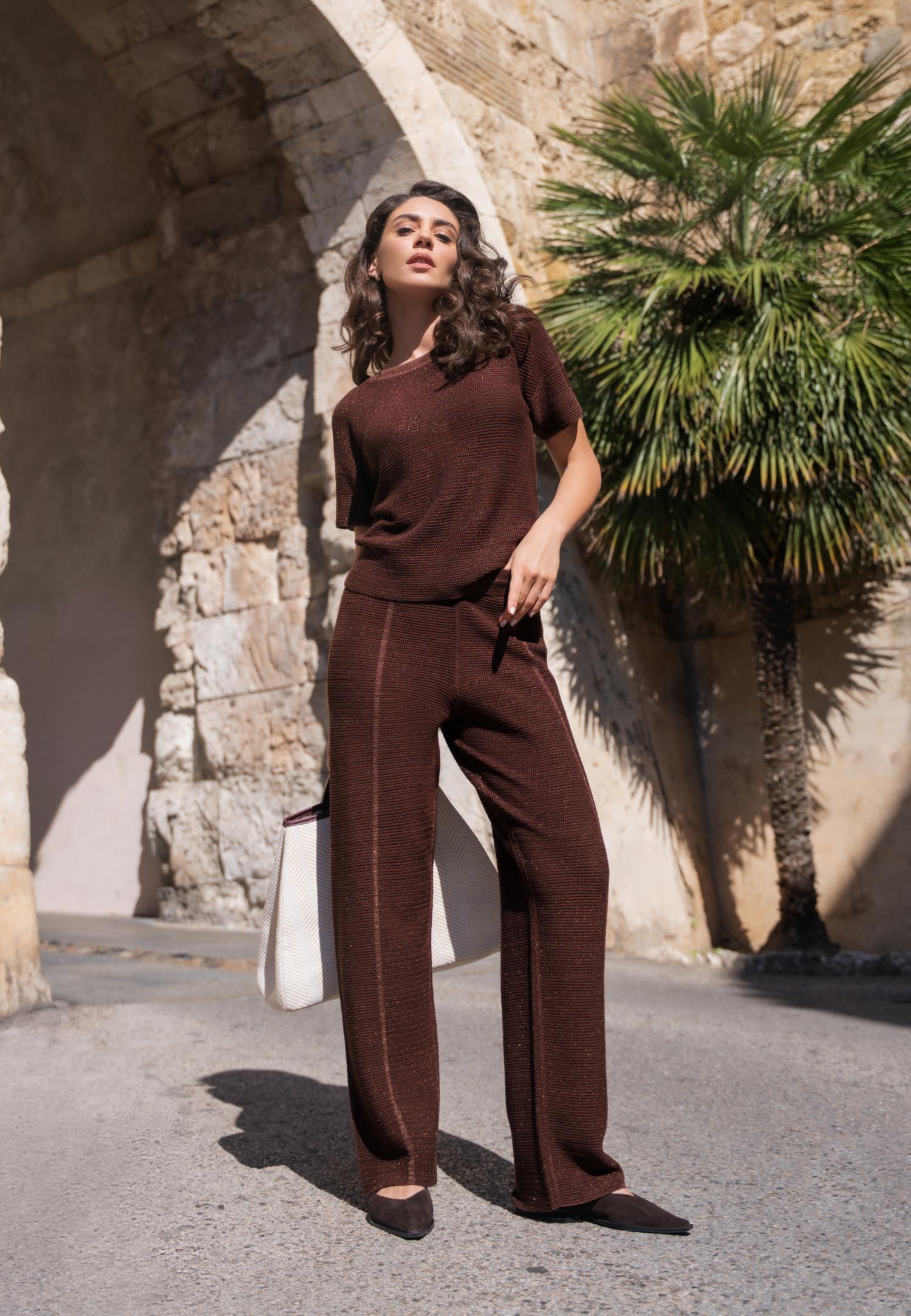 Штани з шовку та бавовни