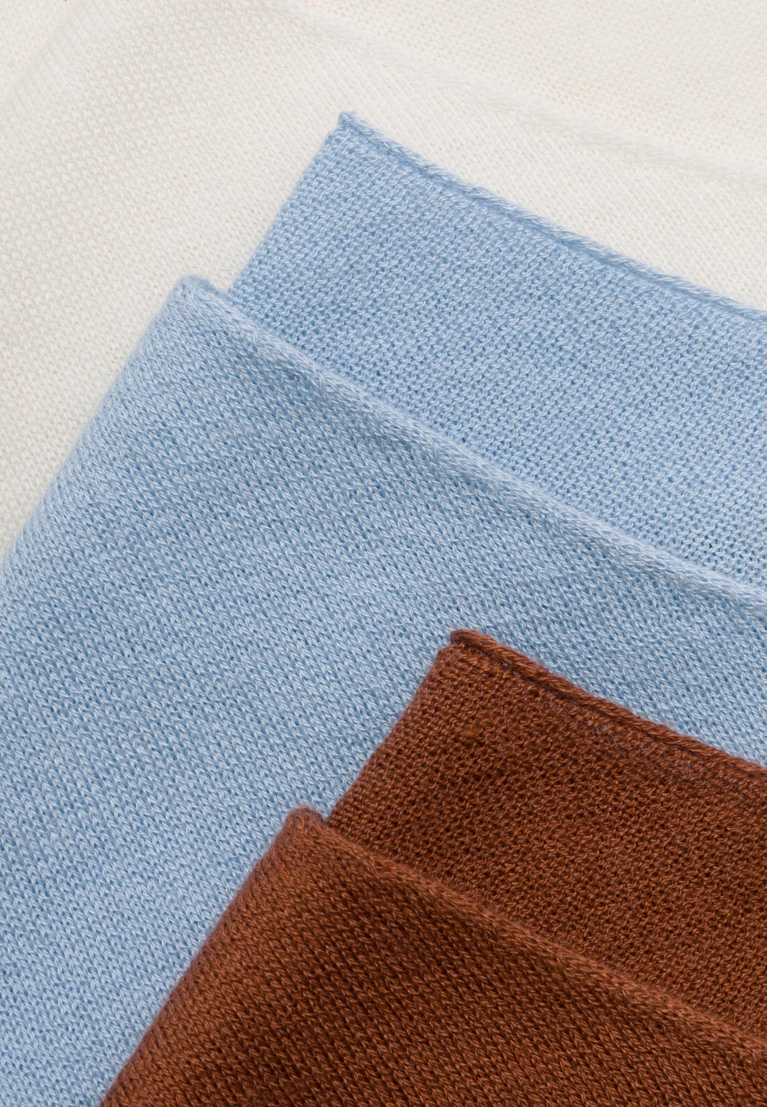 Топ з шовку та кашеміру