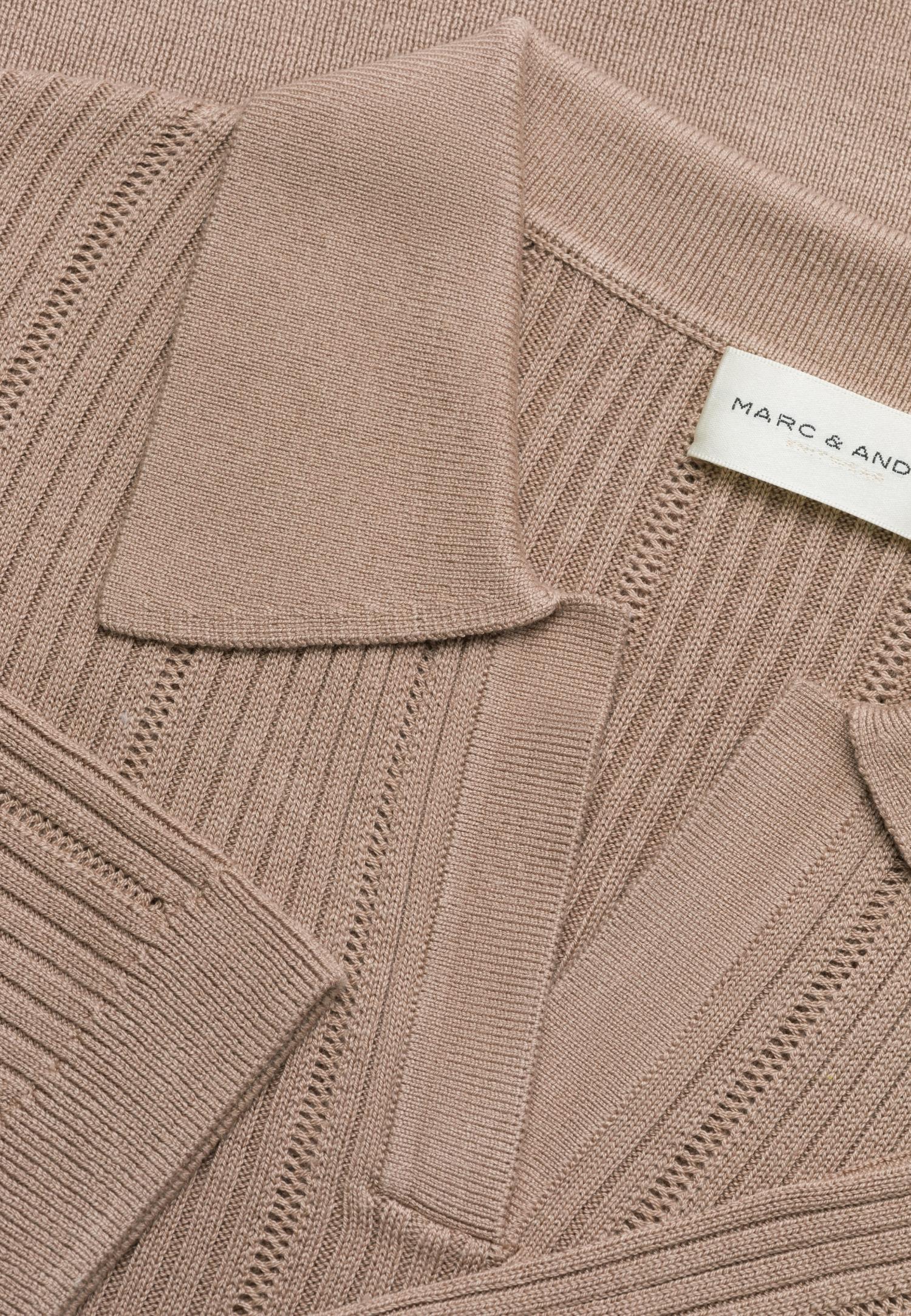 Джемпер з довгим рукавом з шовку та віскози