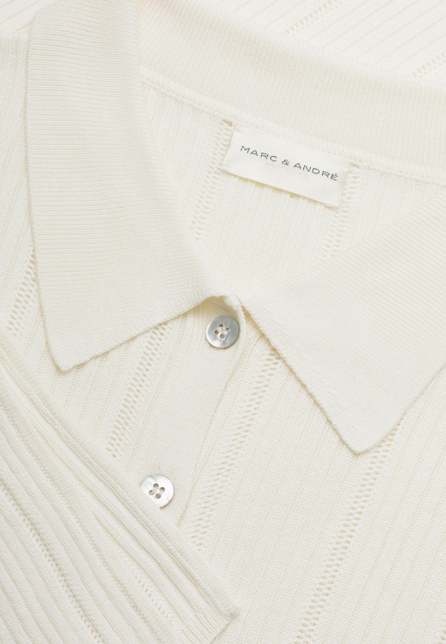 Джемпер з довгим рукавом з шовку та віскози