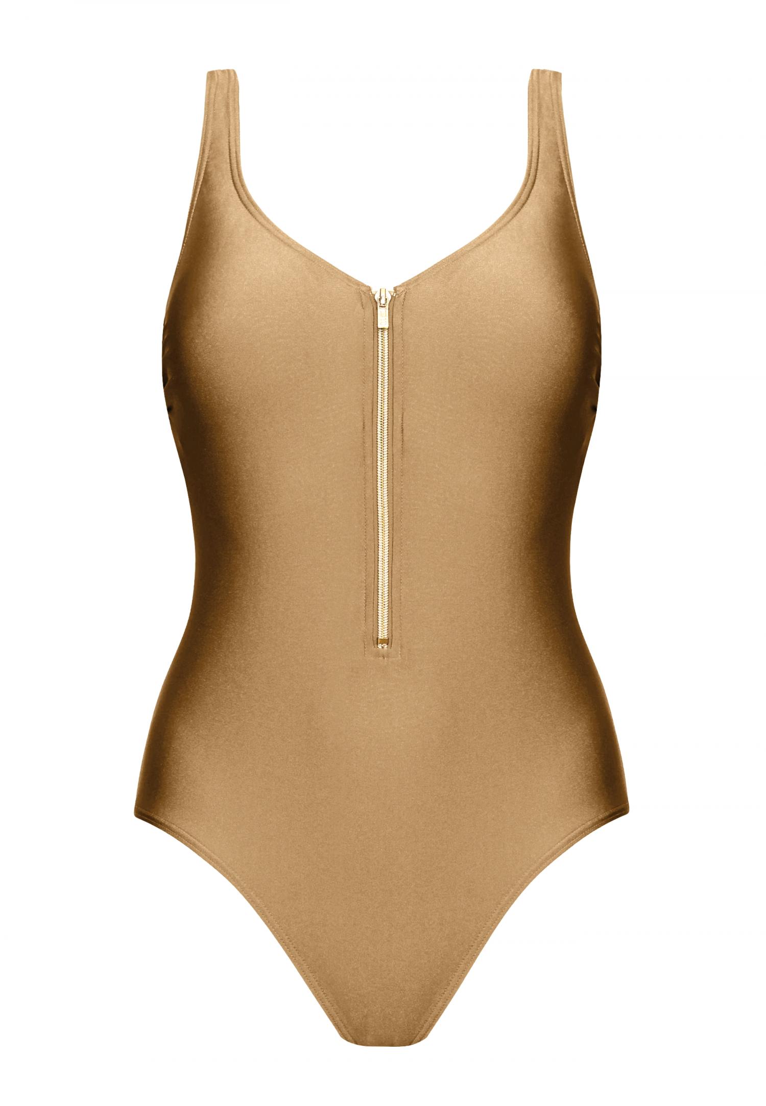 Zipper swimsuit