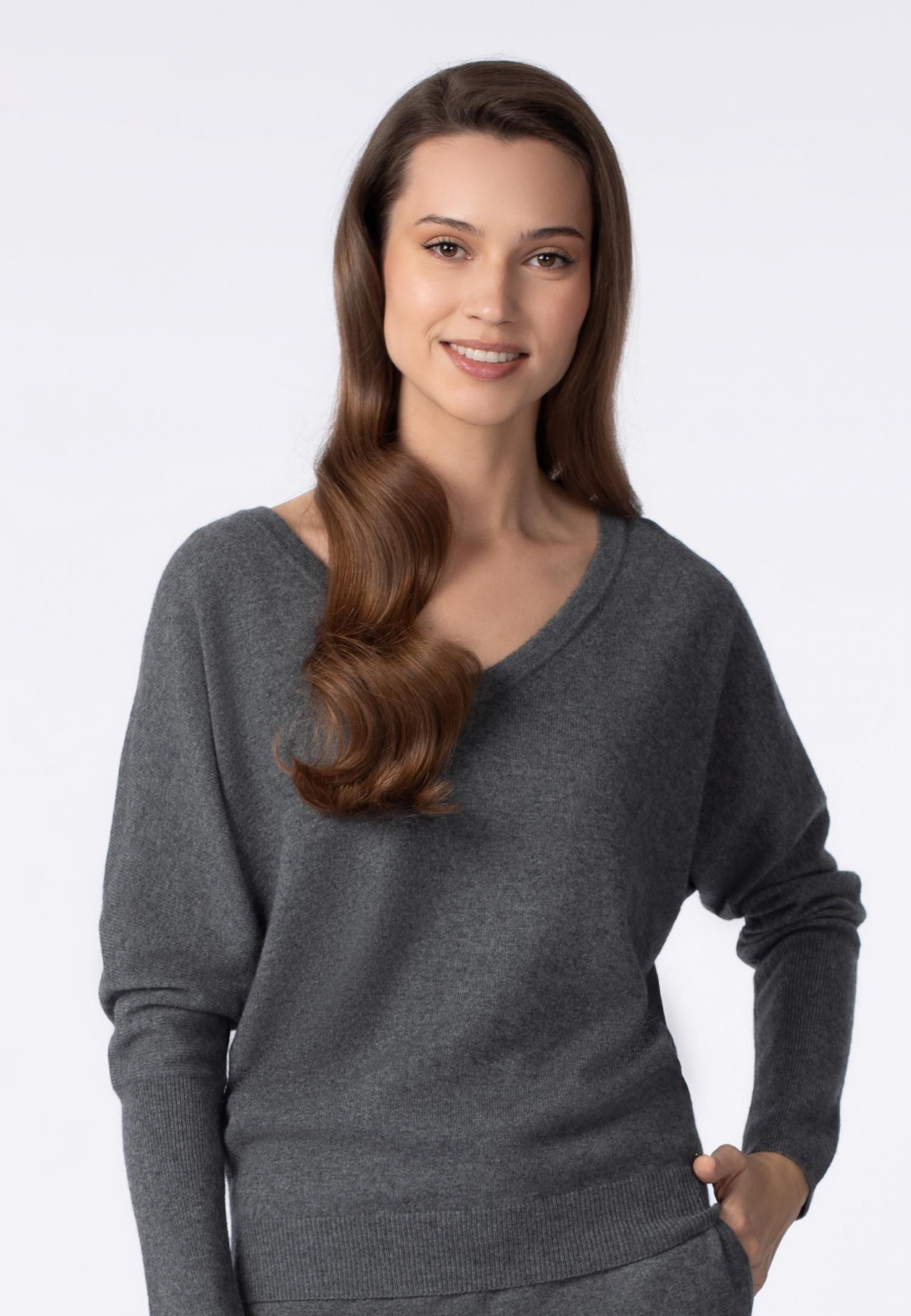 Джемпер с V-образным вырезом из кашемира W22-00CH0516 Marc & André