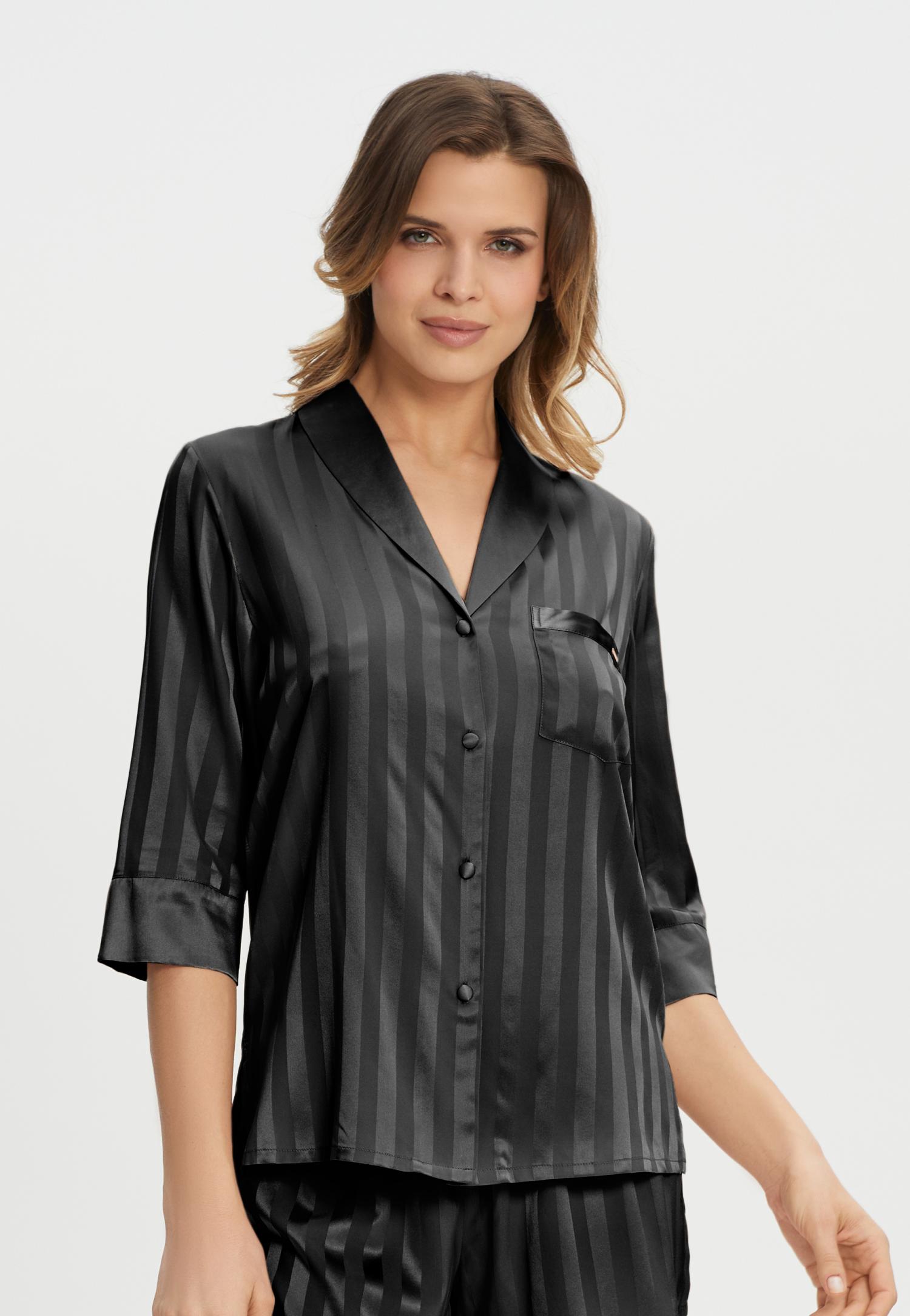 Шелковое блуза на пуговицах W22-00SS107 Marc & André