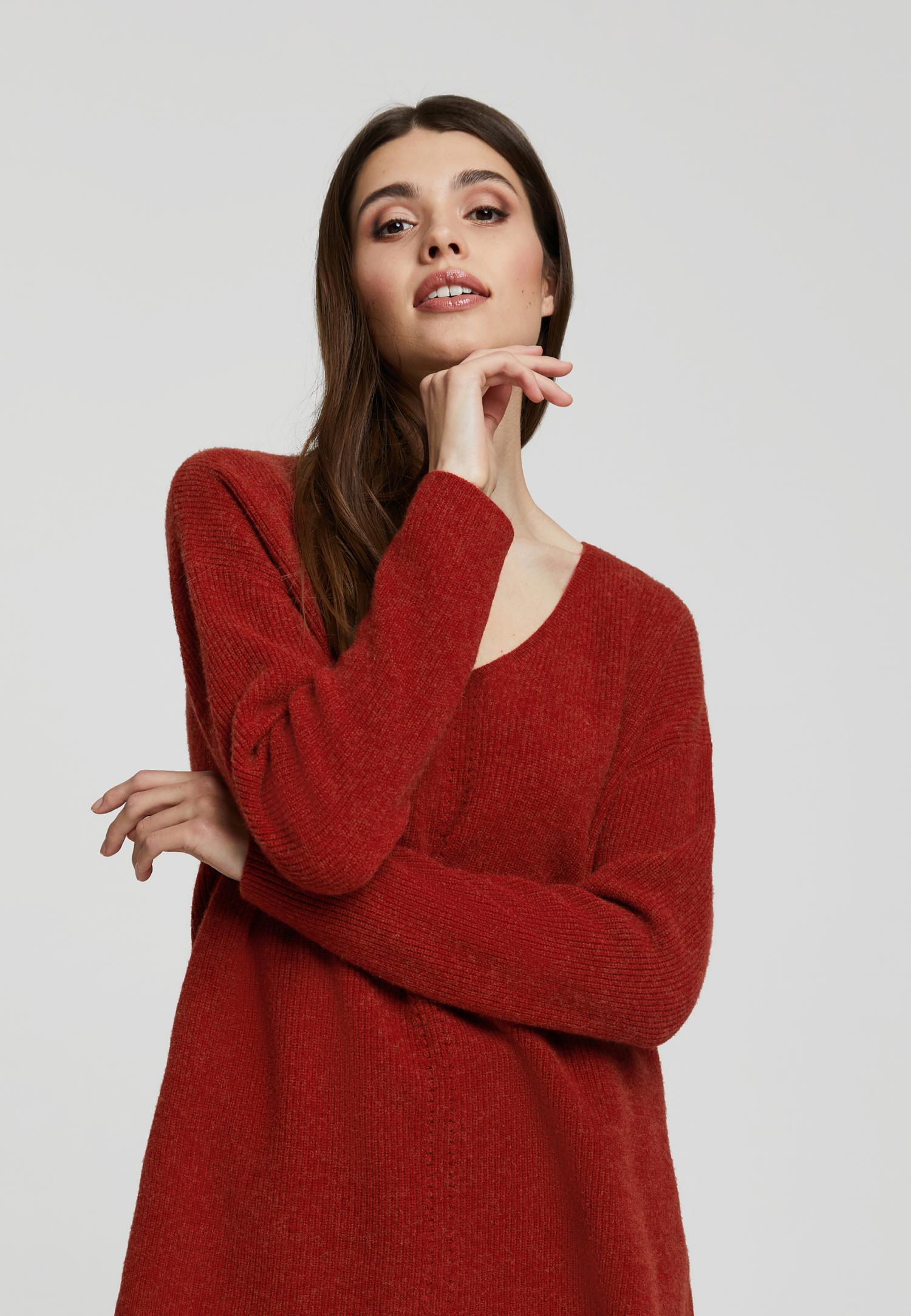 Джемпер с V-образным вырезом из кашемира W23-00CH0516 Marc & André