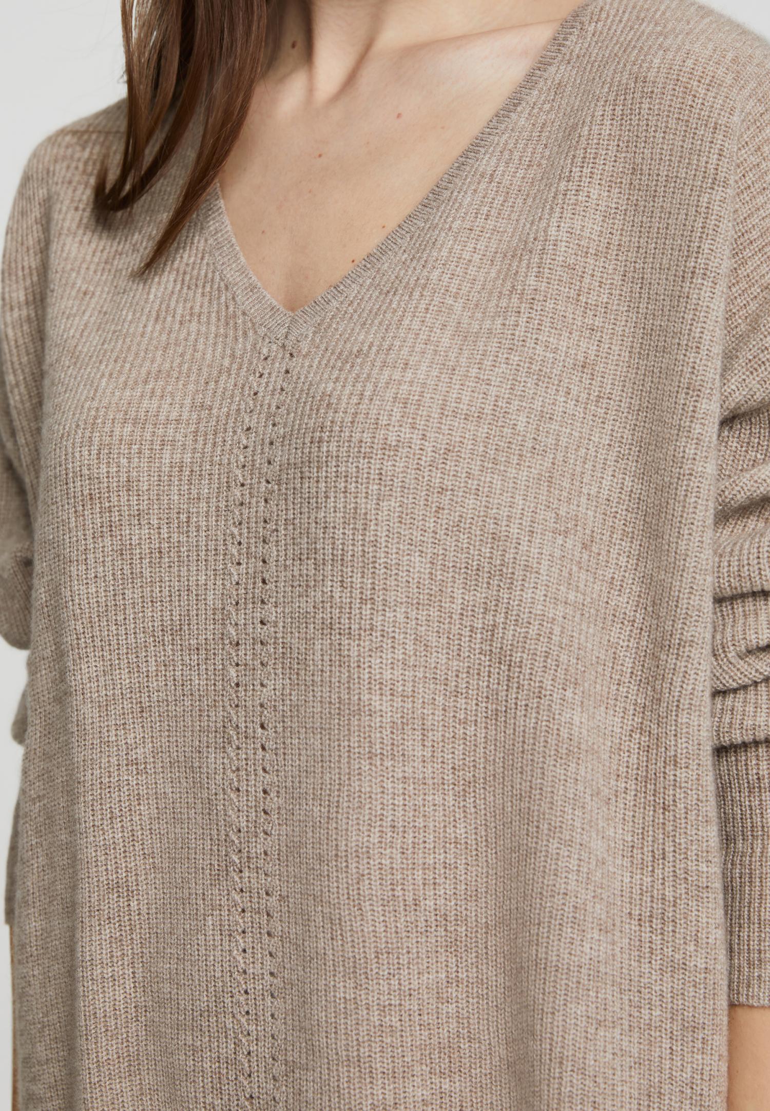 Джемпер с V-образным вырезом из кашемира W23-00CH0616 Marc & André