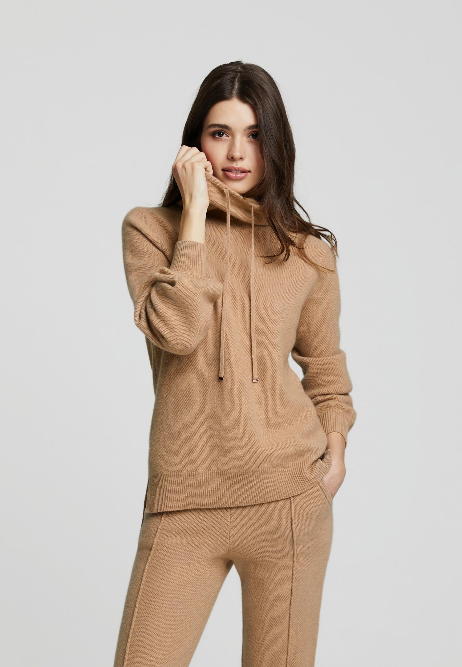 Брюки из кашемира в рубчик W23-00CH1010 Marc & André