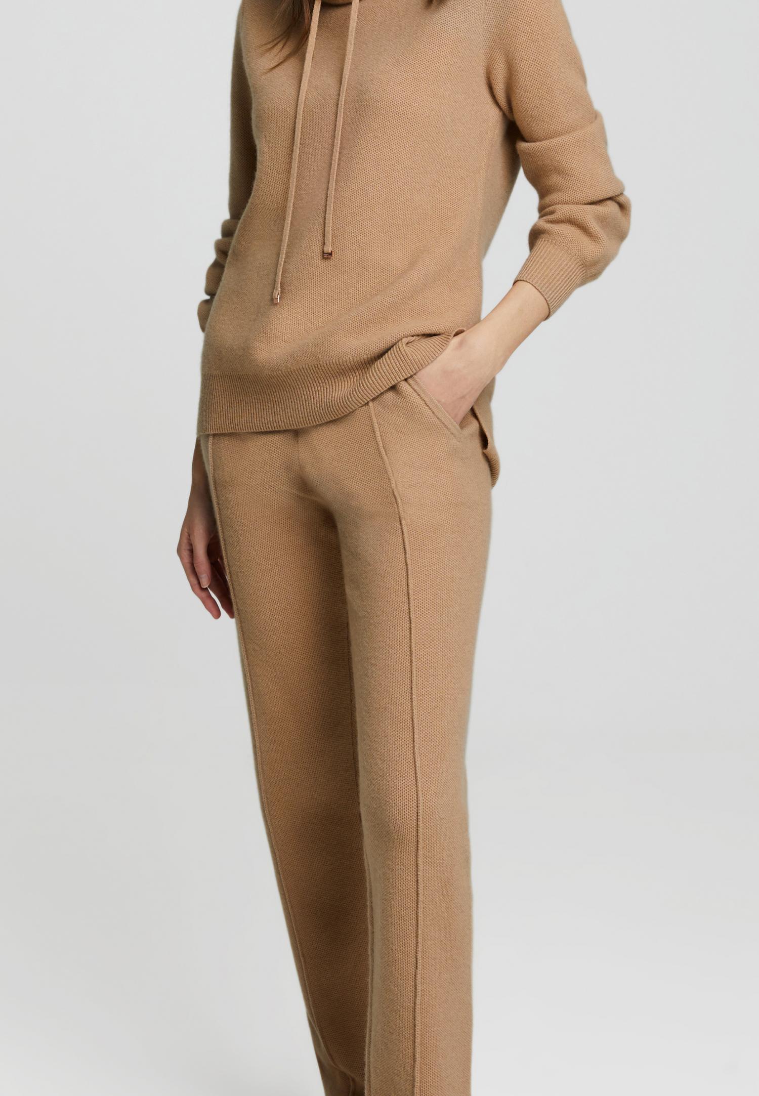 Брюки из кашемира в рубчик W23-00CH1010 Marc & André