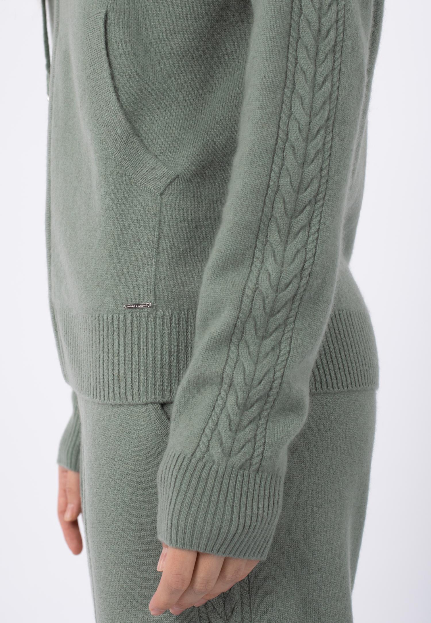 Джемпер на молнии с капюшоном W24-00CH0114 Marc & André