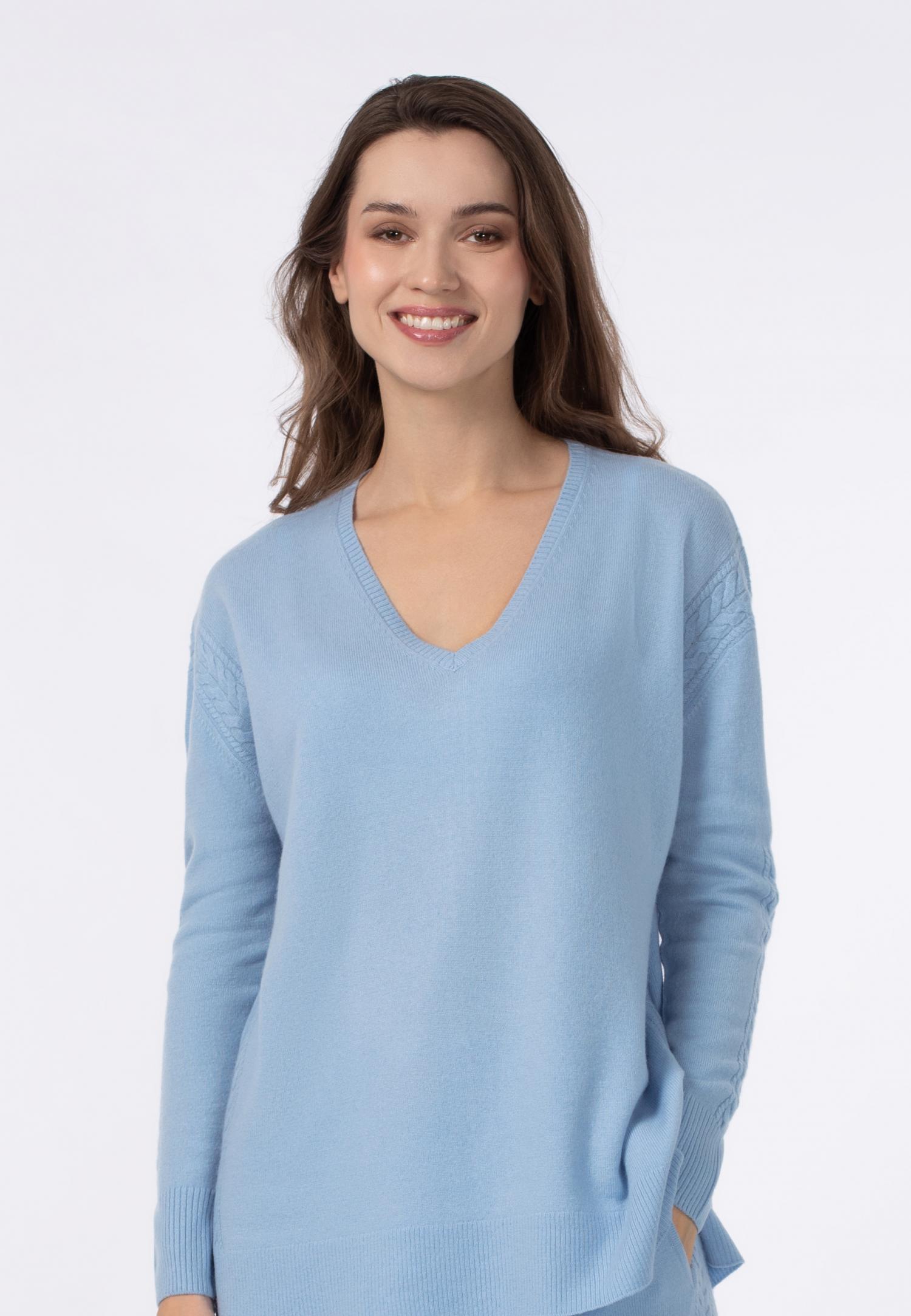 Джемпер с V-образным вырезом W24-00CH0416 Marc & André