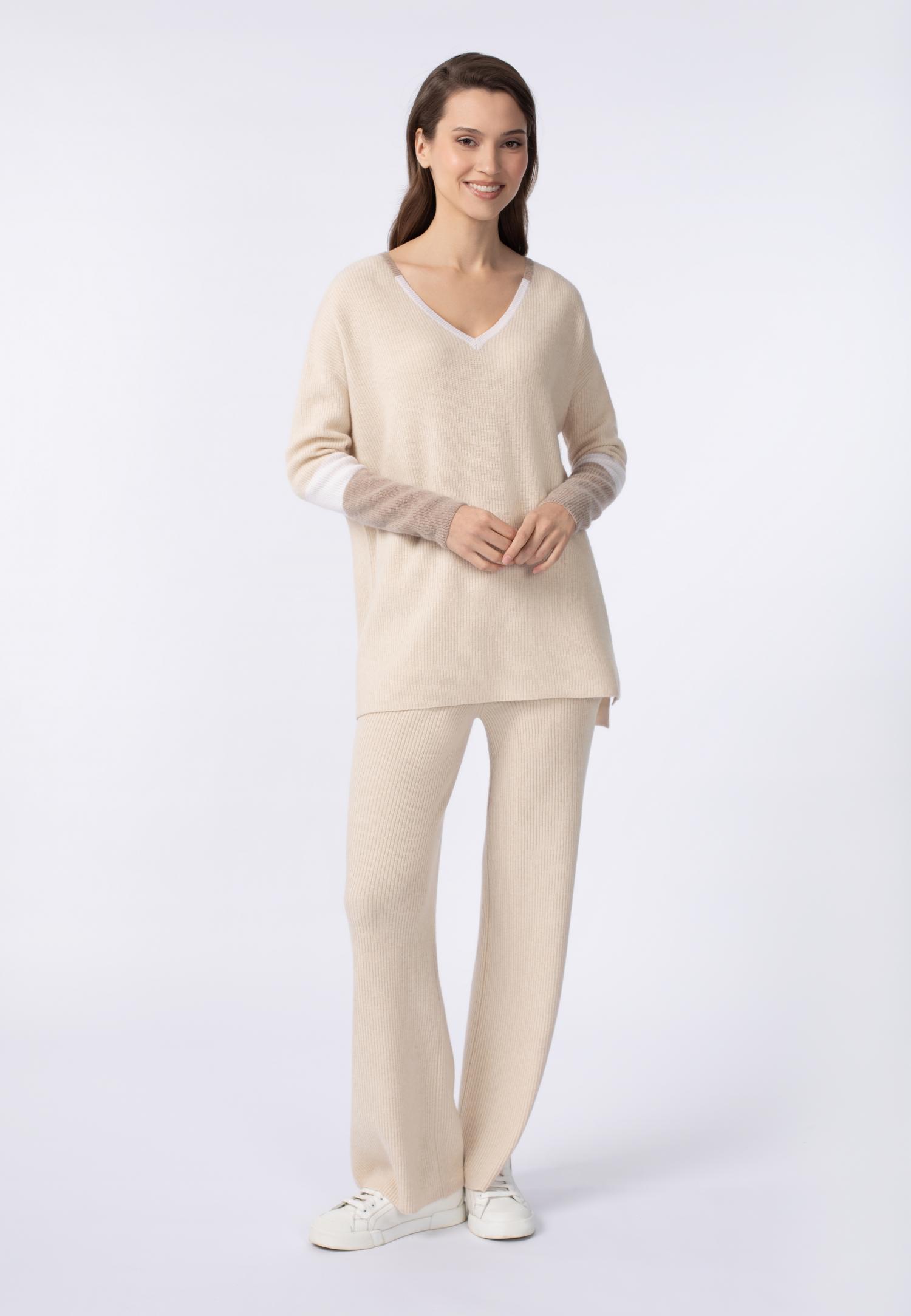 Свободные брюки из кашемира W24-00CH0510 Marc & André