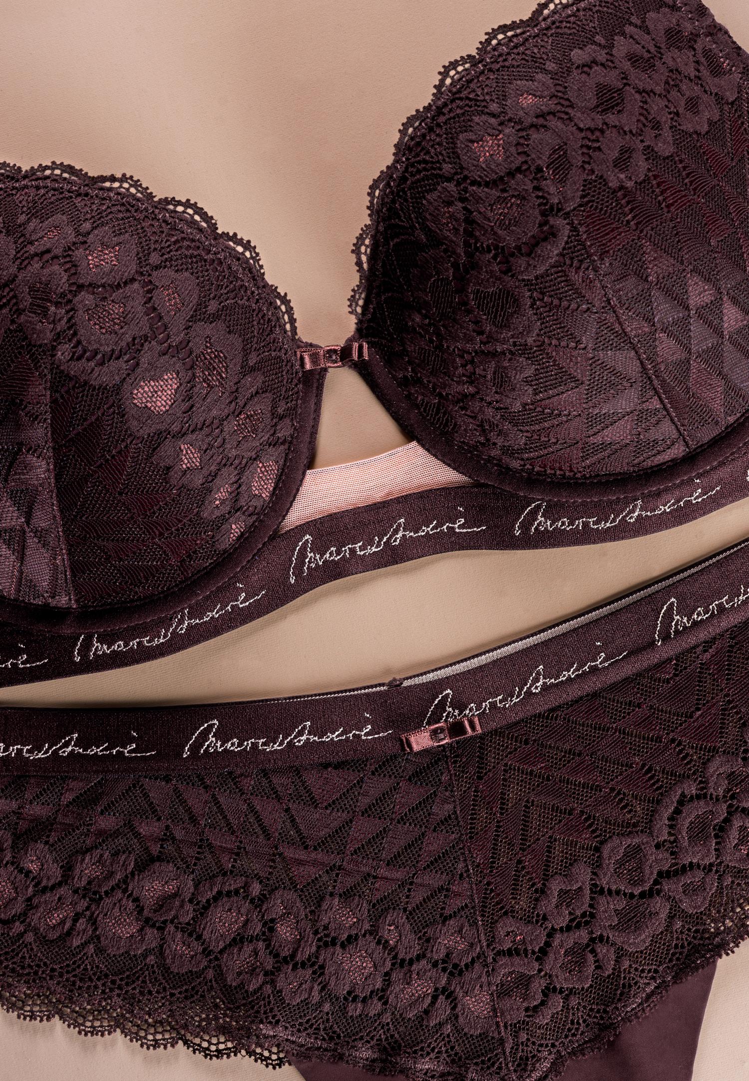 Бюстгальтер пуш-ап со съемными вкладышами W24-0615-04-RGM-LY Marc & André