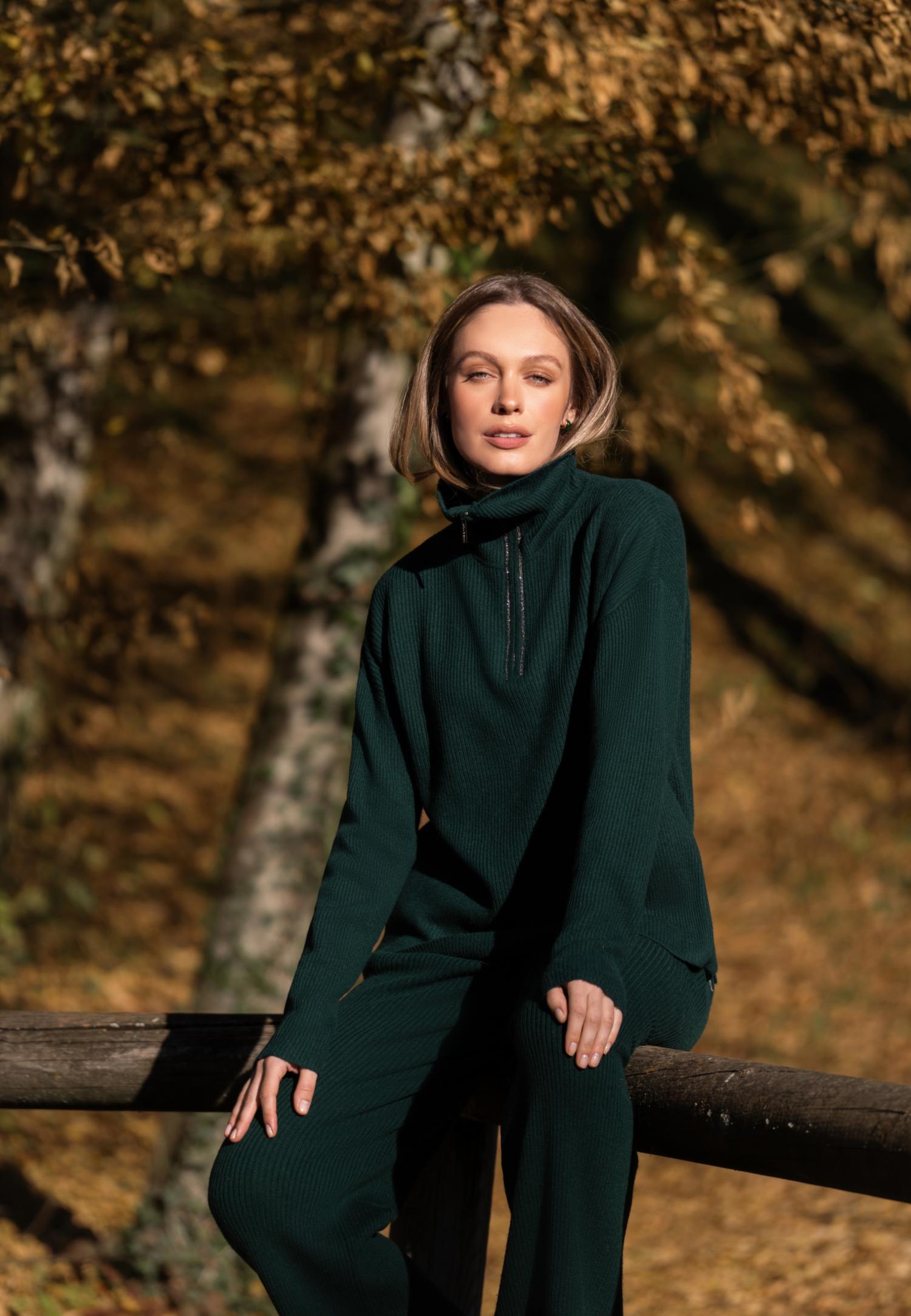 Джемпер-поло з кашеміру