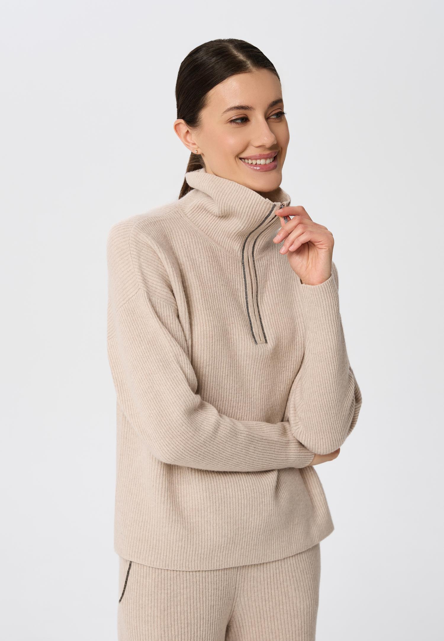 Джемпер-поло з кашеміру