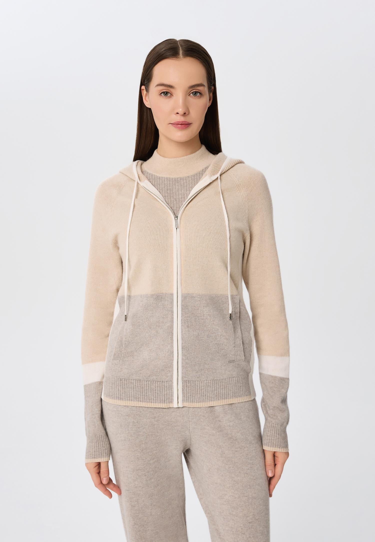 Джемпер з капюшоном із кашеміру