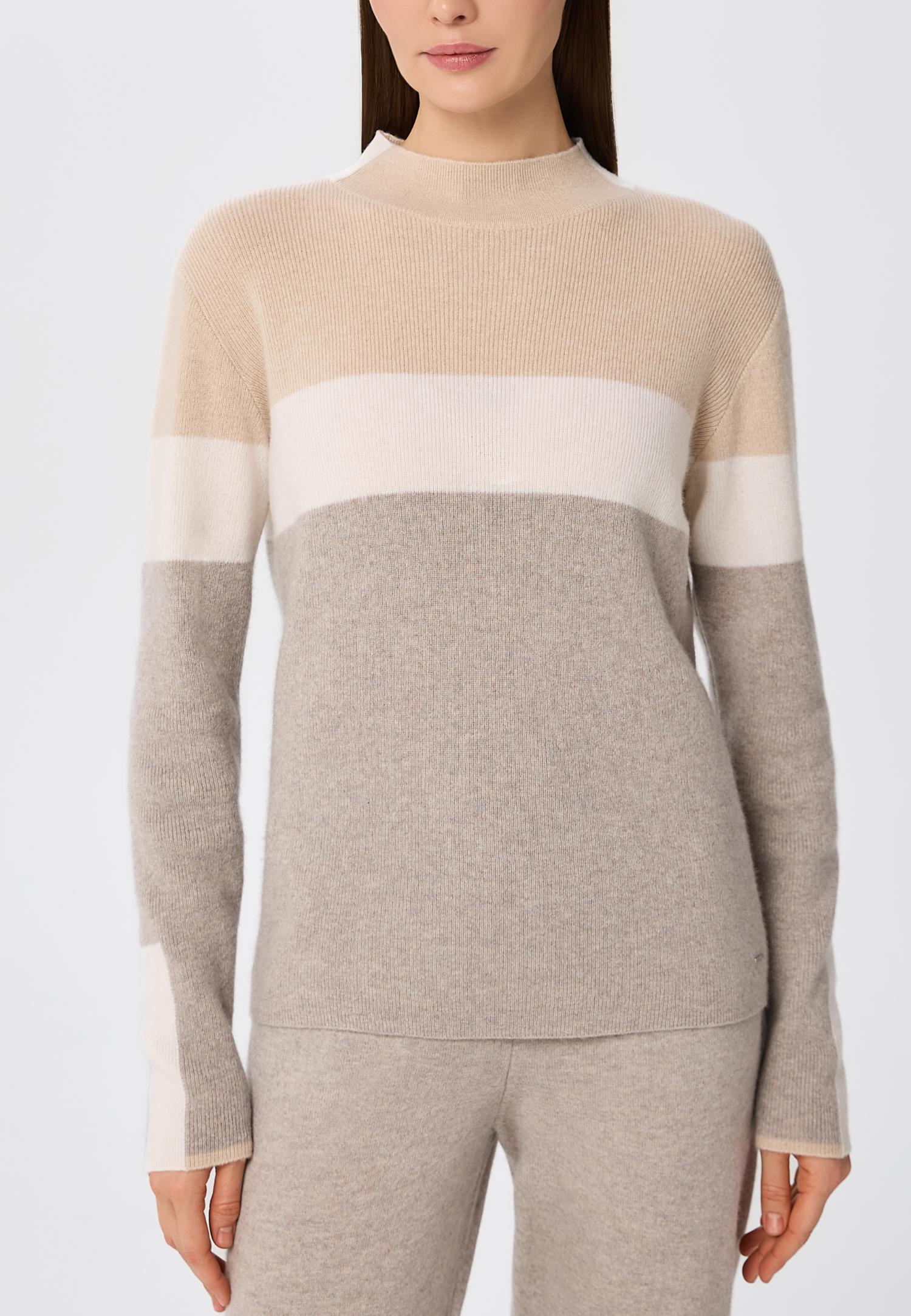 Светр в рубчик із кашеміру