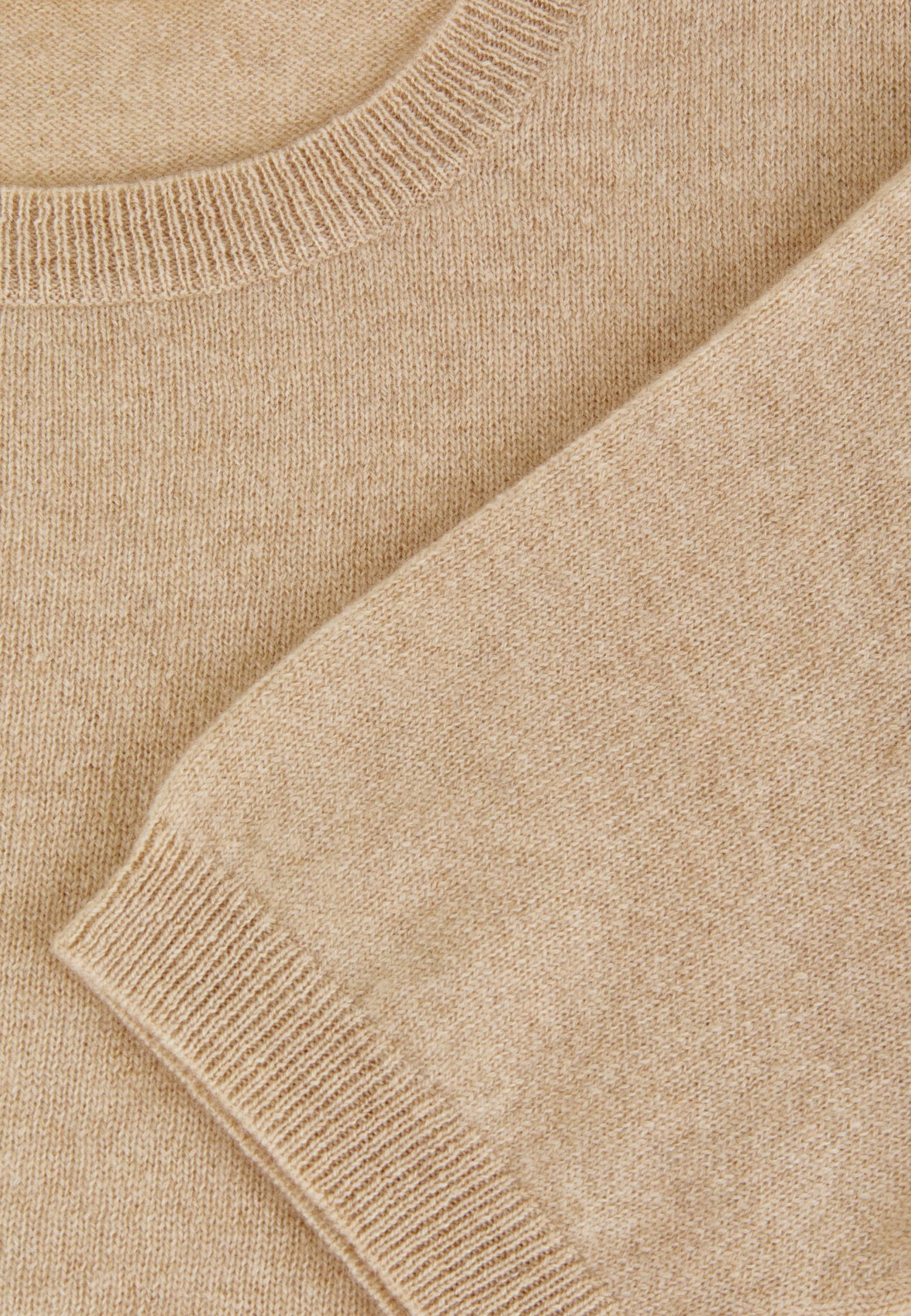 Джемпер з коротким рукавом з кашеміру