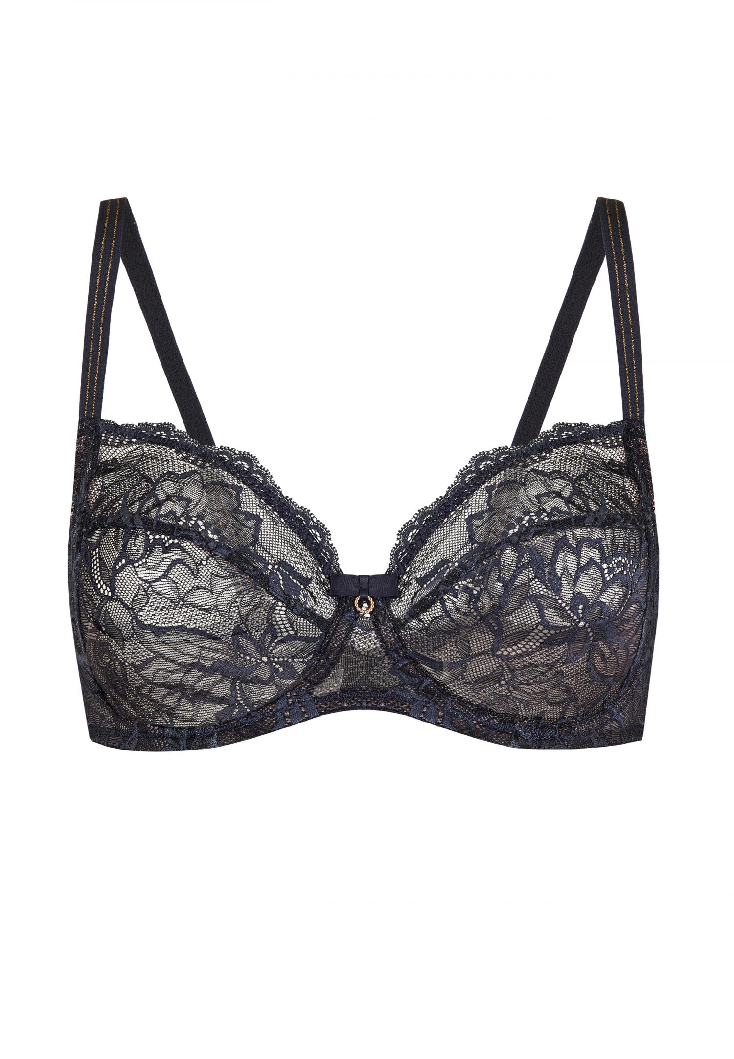 Underwired soft cup bra