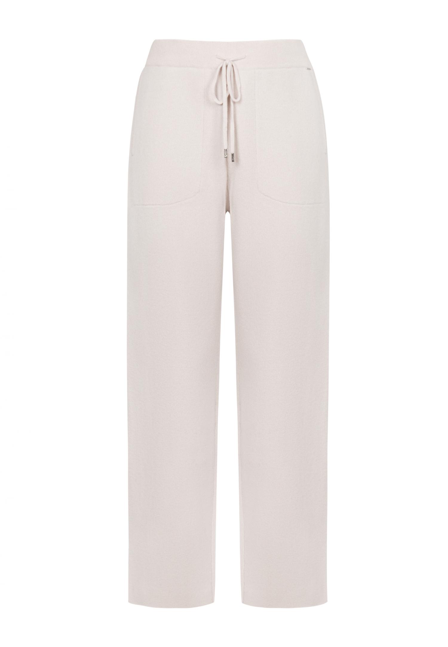 Straight-leg knit pants