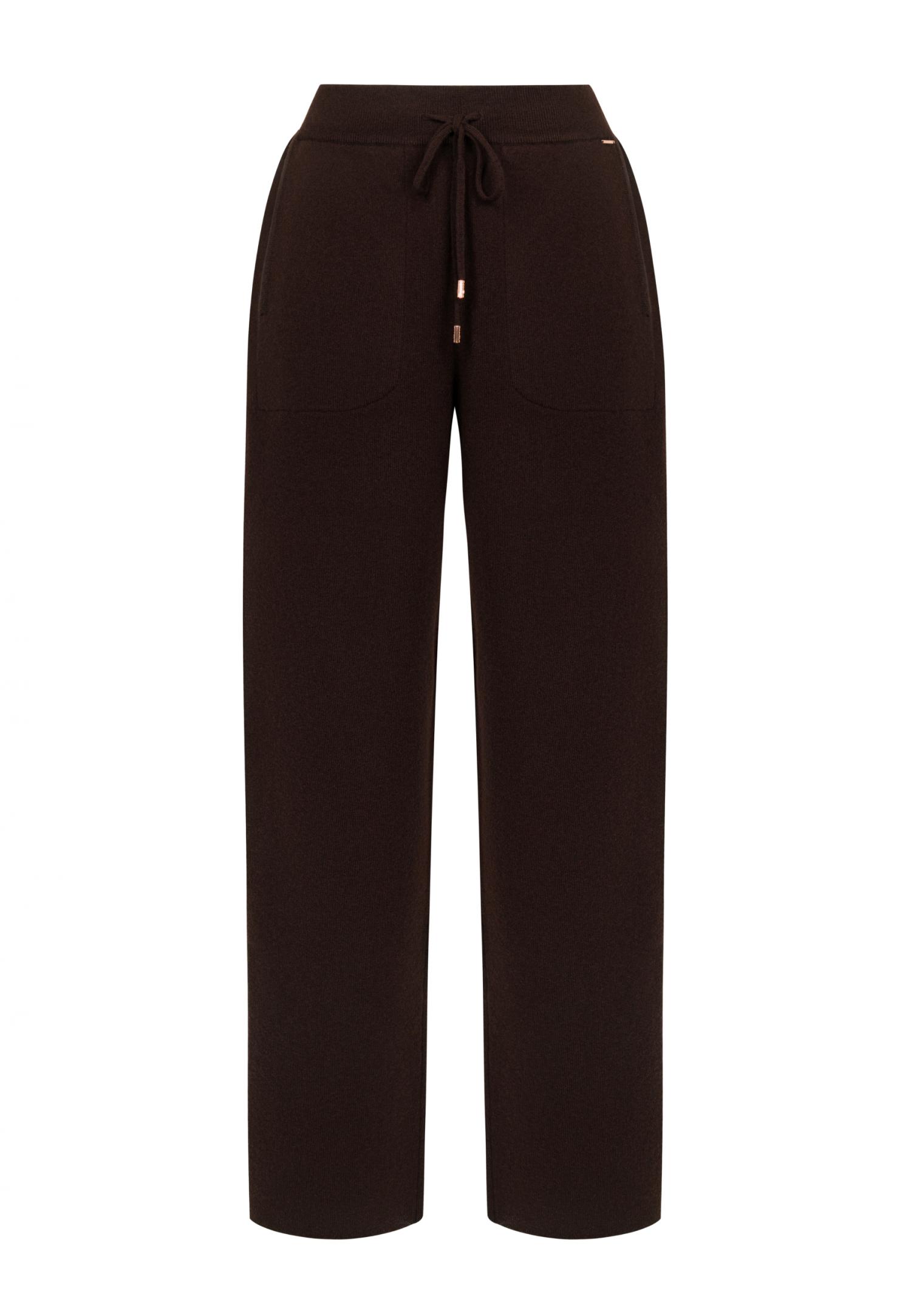 Straight-leg knit pants
