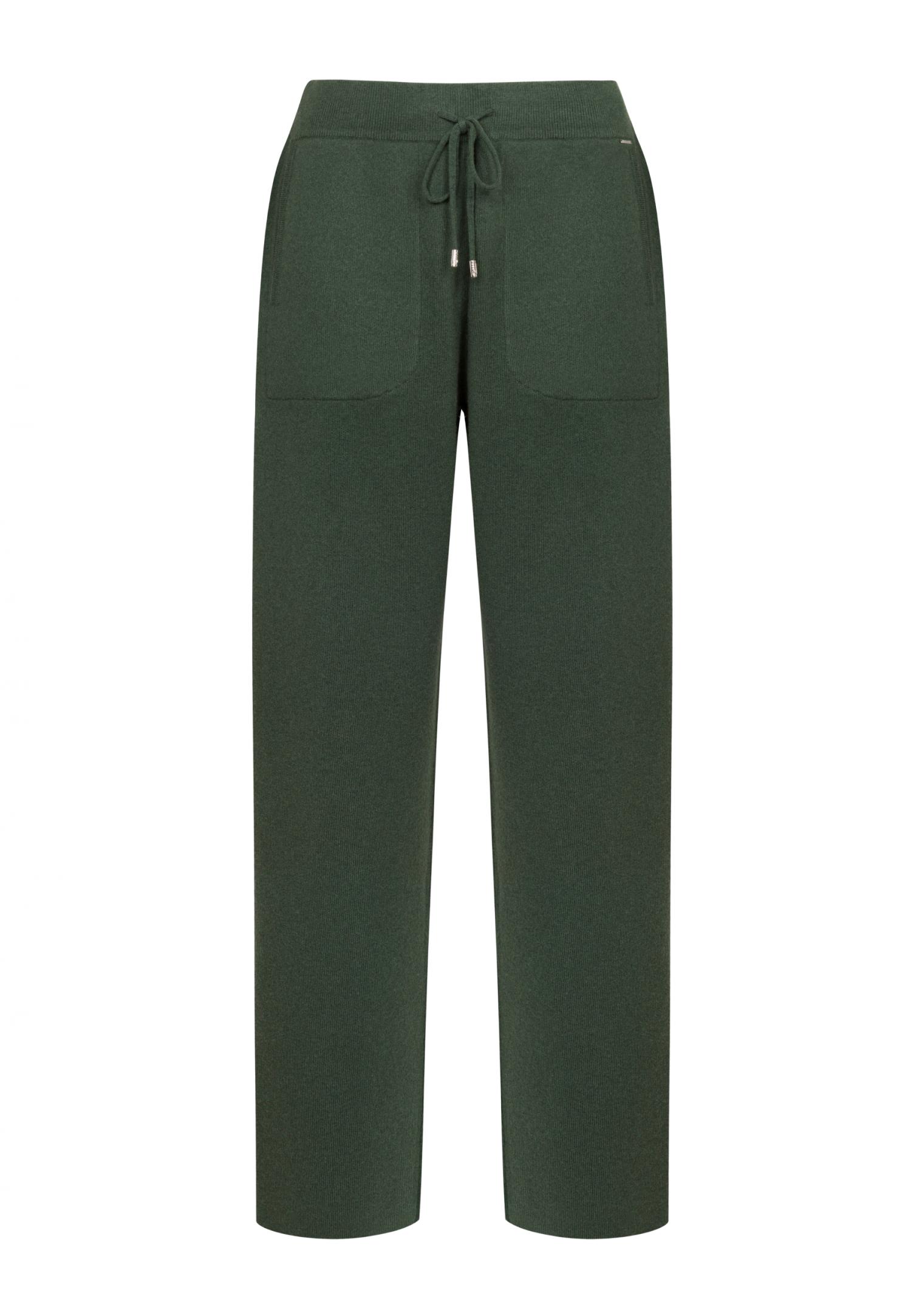 Straight-leg knit pants