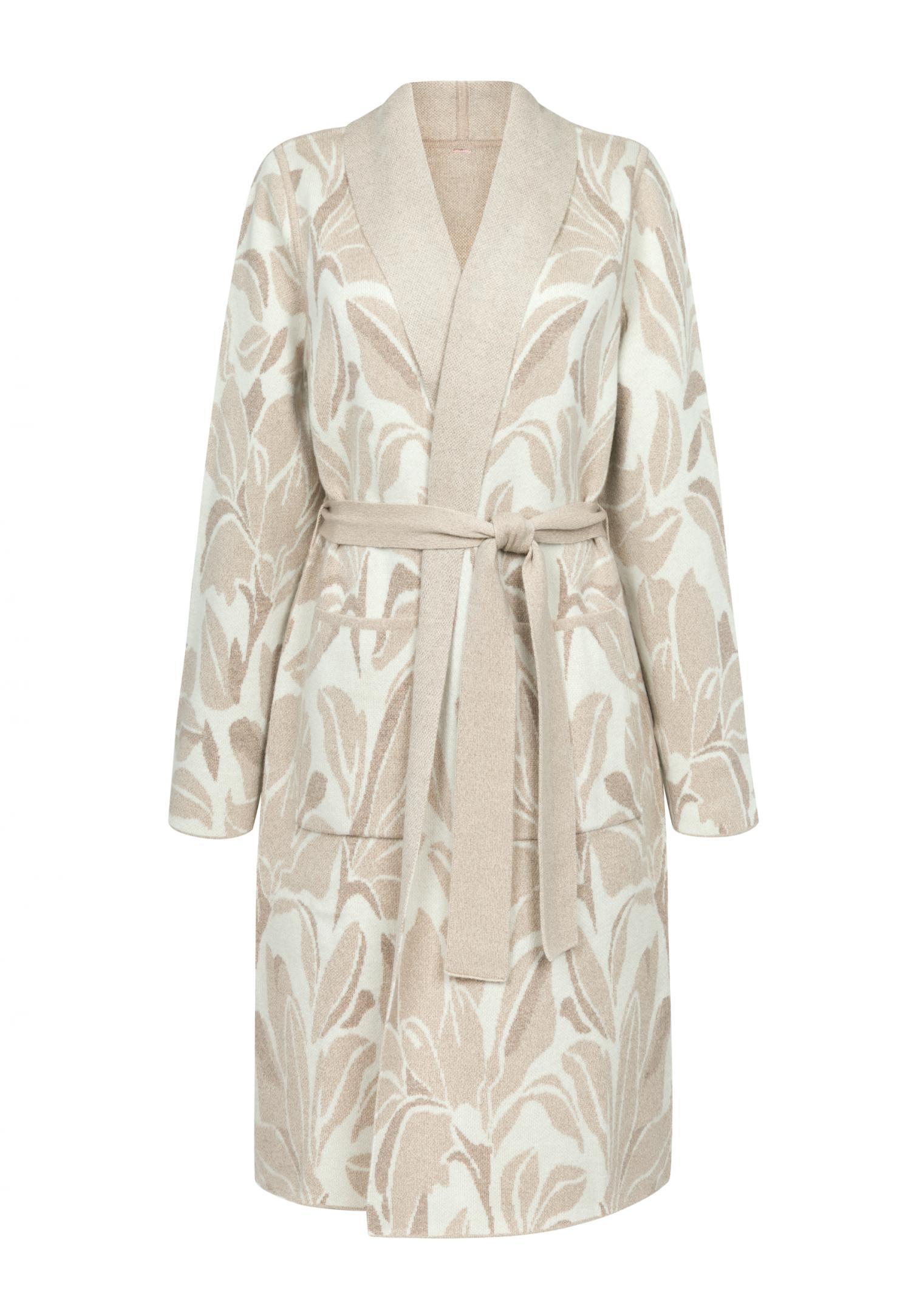 Reversible knit coat