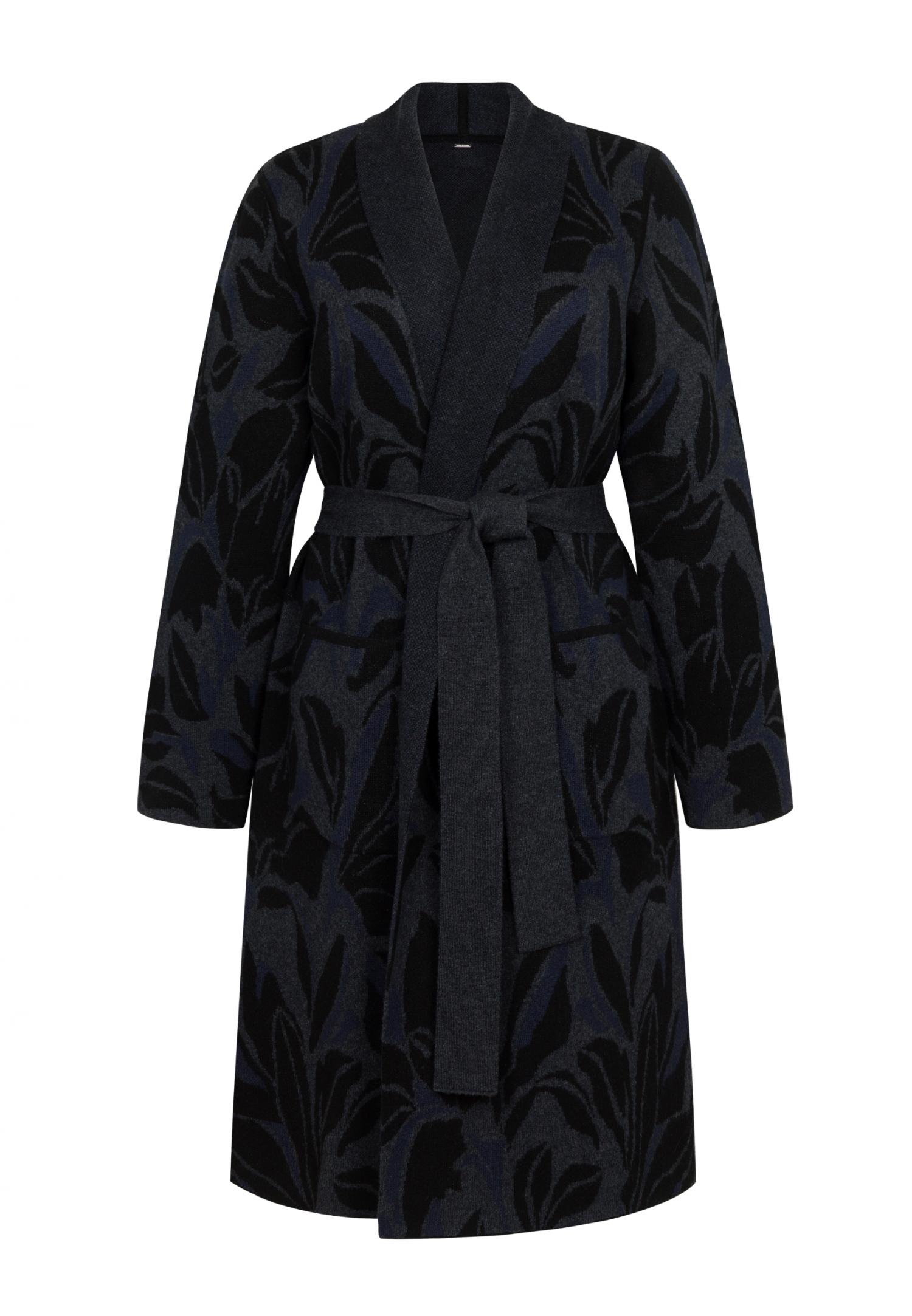 Reversible knit coat