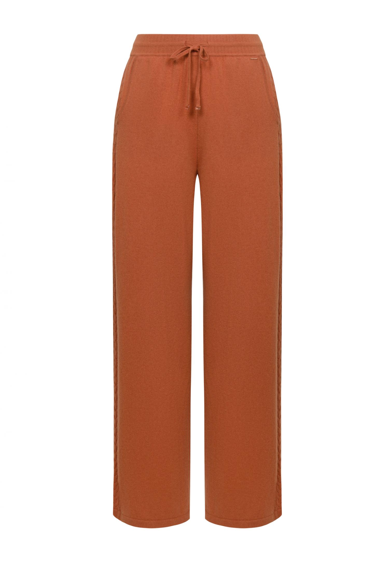 Wide straight-leg knit pants