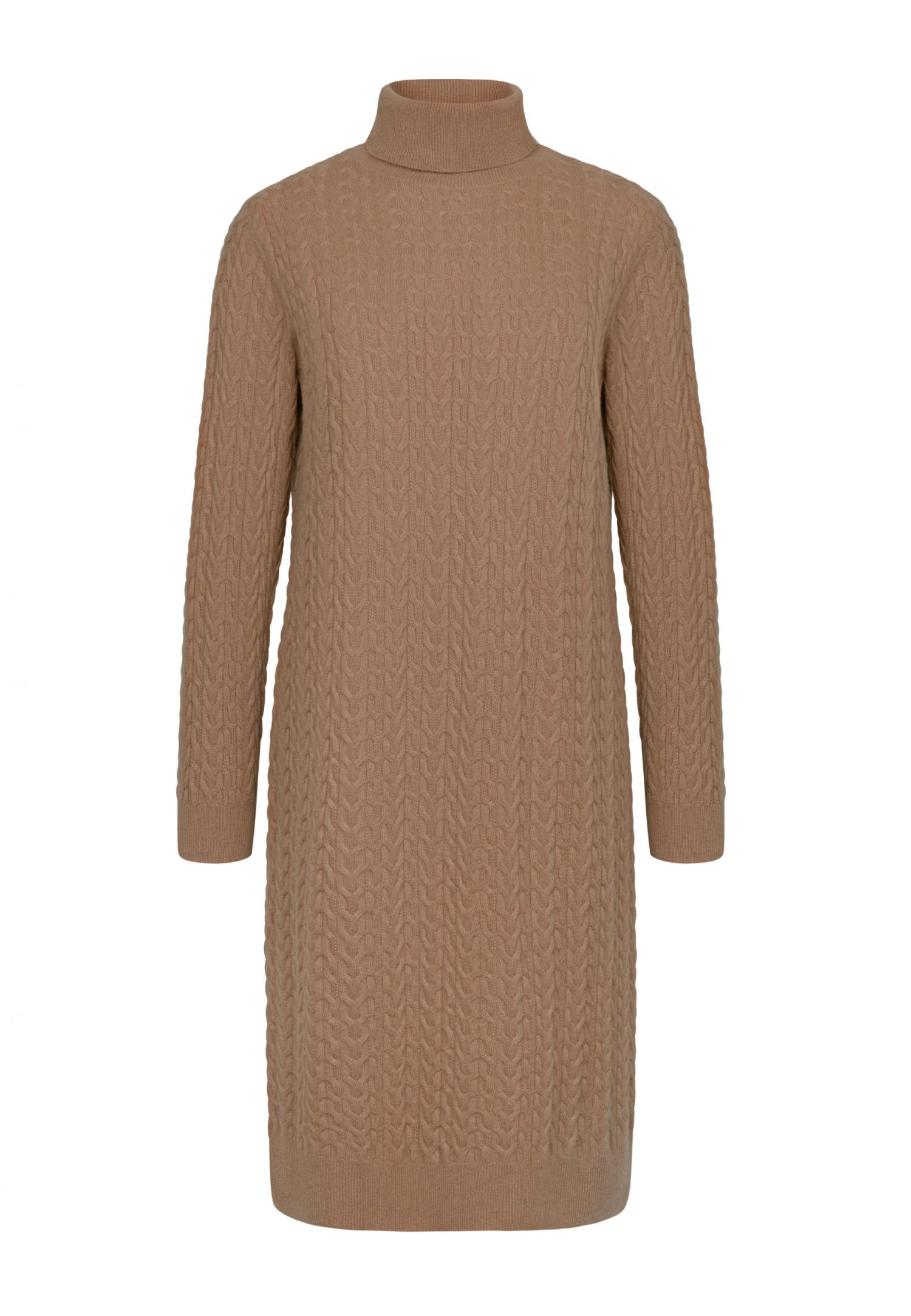 Belted cable-knit cardigan