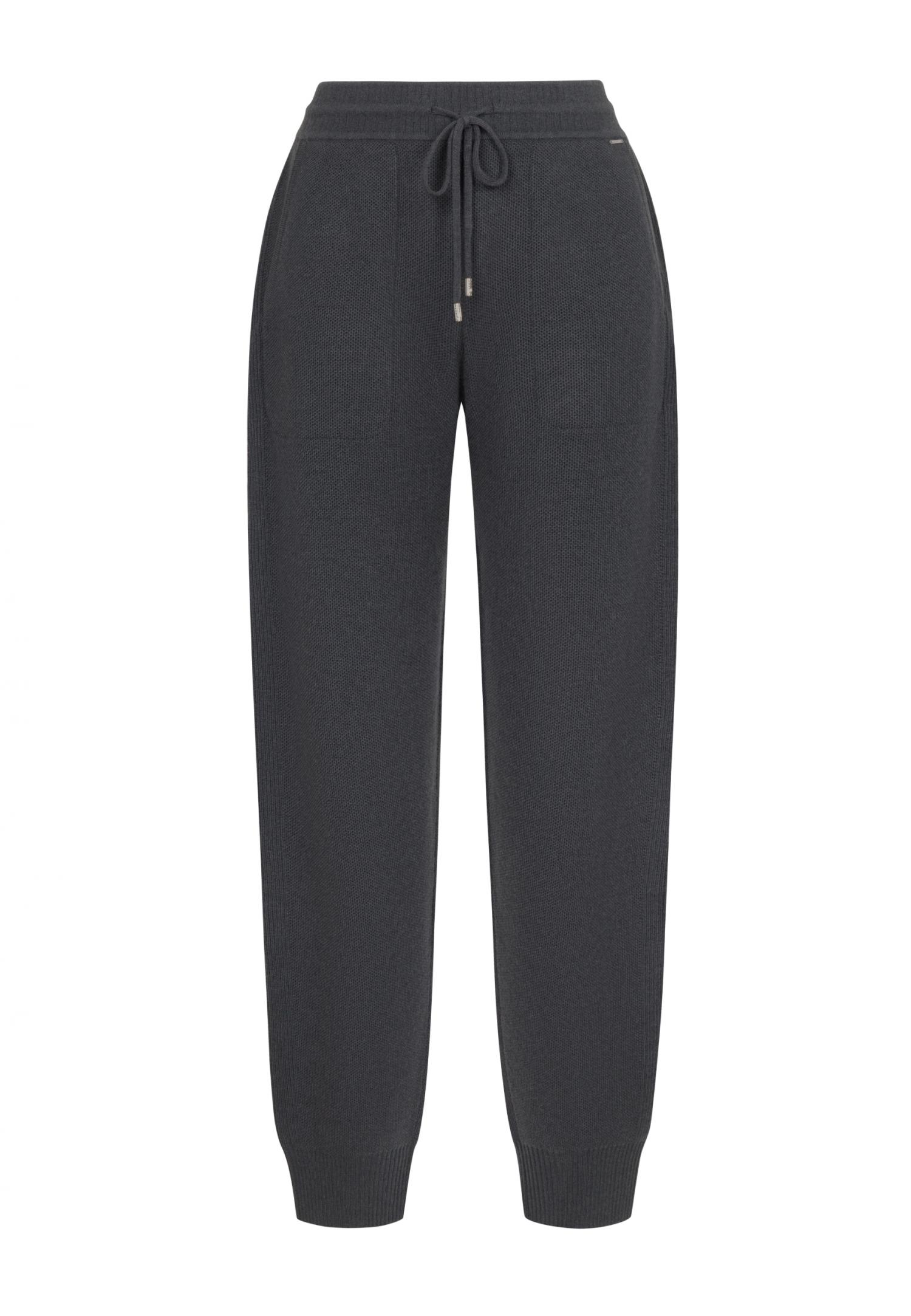Mid-rise knit pants