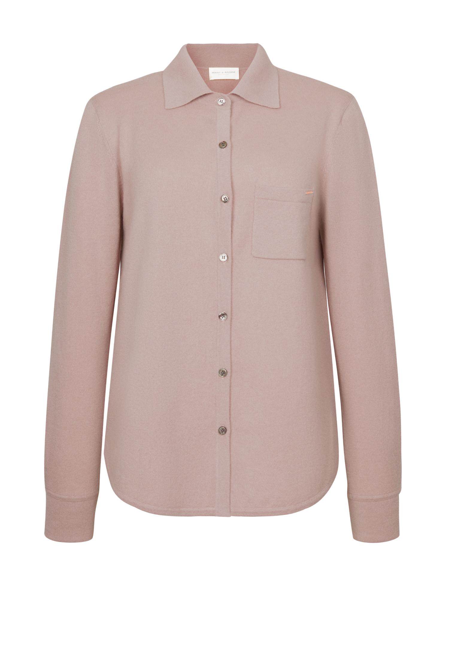 Buttoned knit shirt