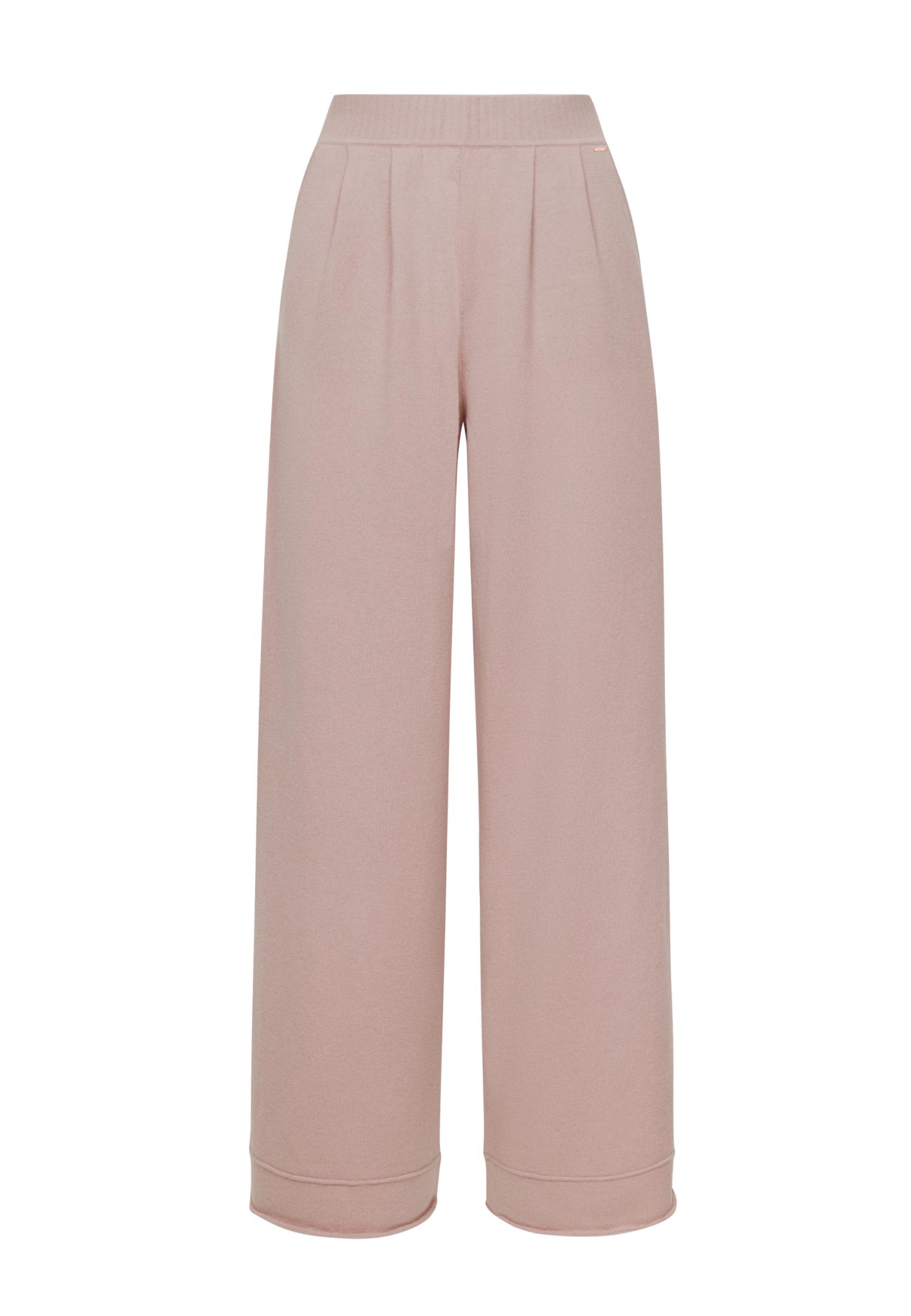 Wide knit pants