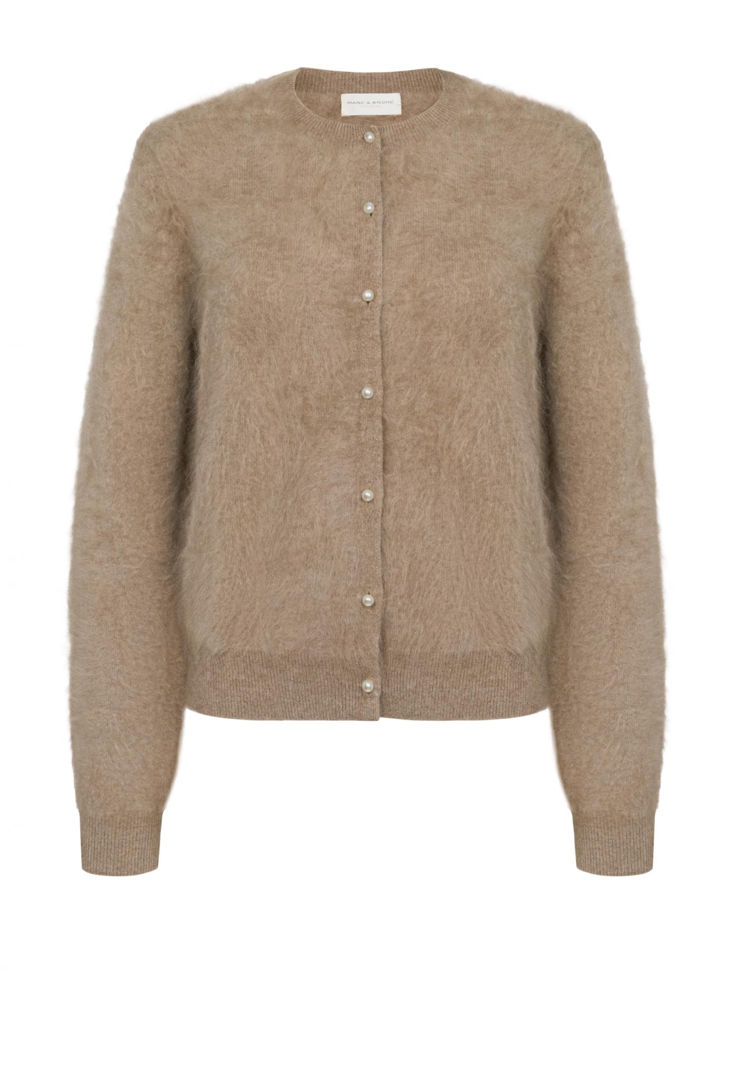 Round-neck cardigan